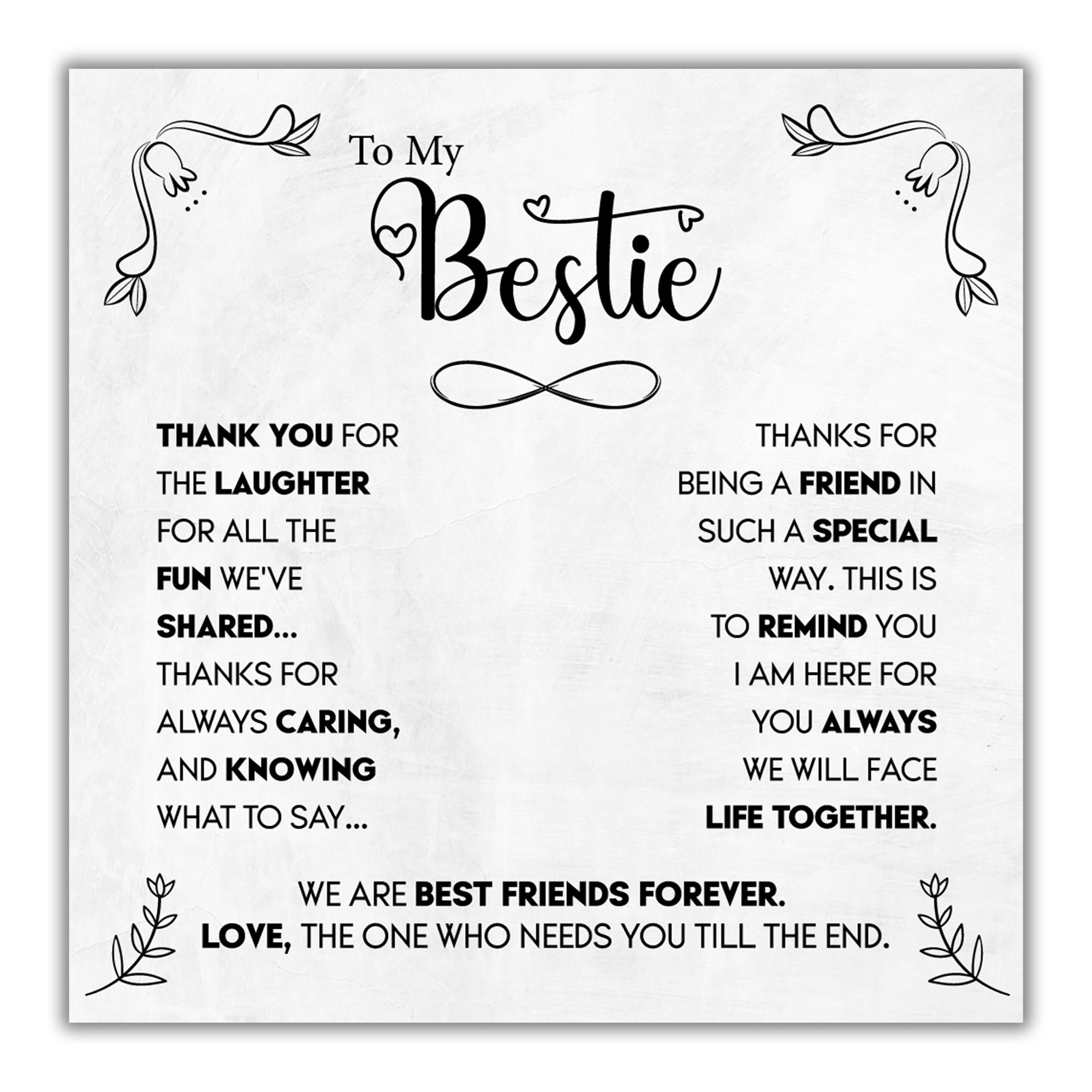 TRYNDI™ To My Bestie Birdcage Necklace With Authentic Swarovski Crystals