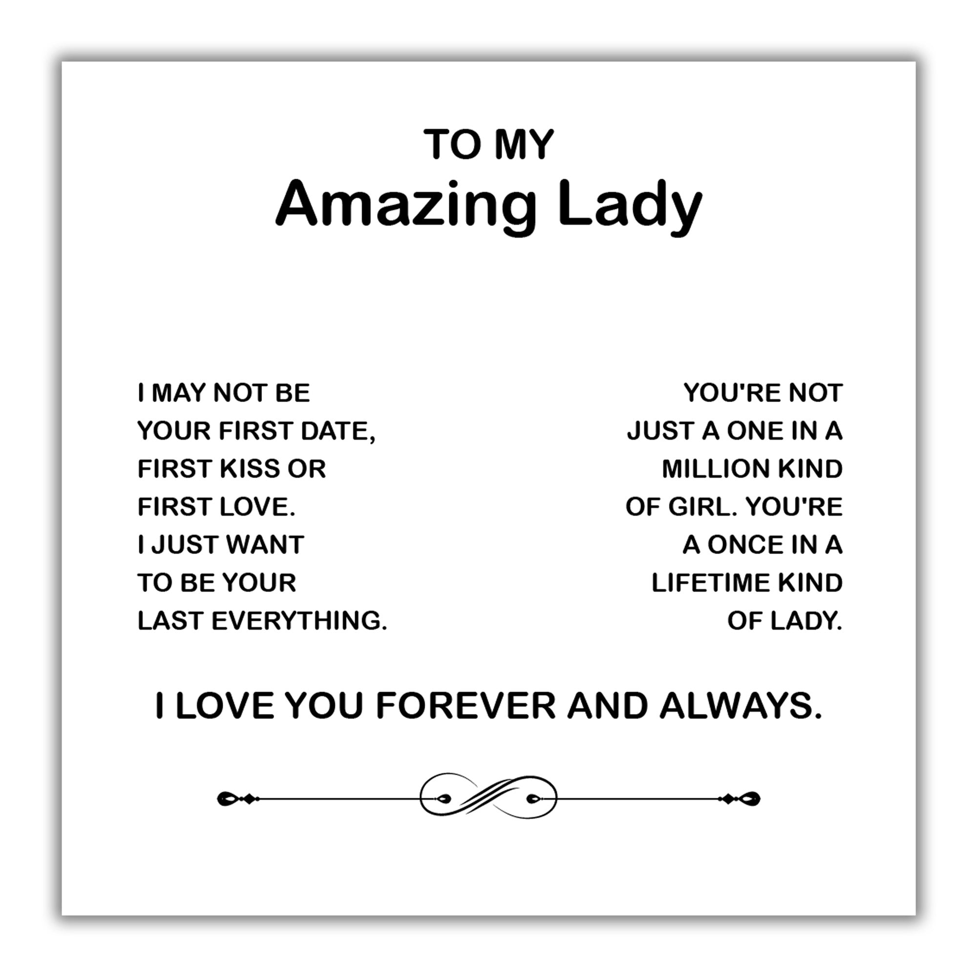 TRYNDI™ To My Amazing Lady Birdcage Necklace With Authentic Swarovski Crystals