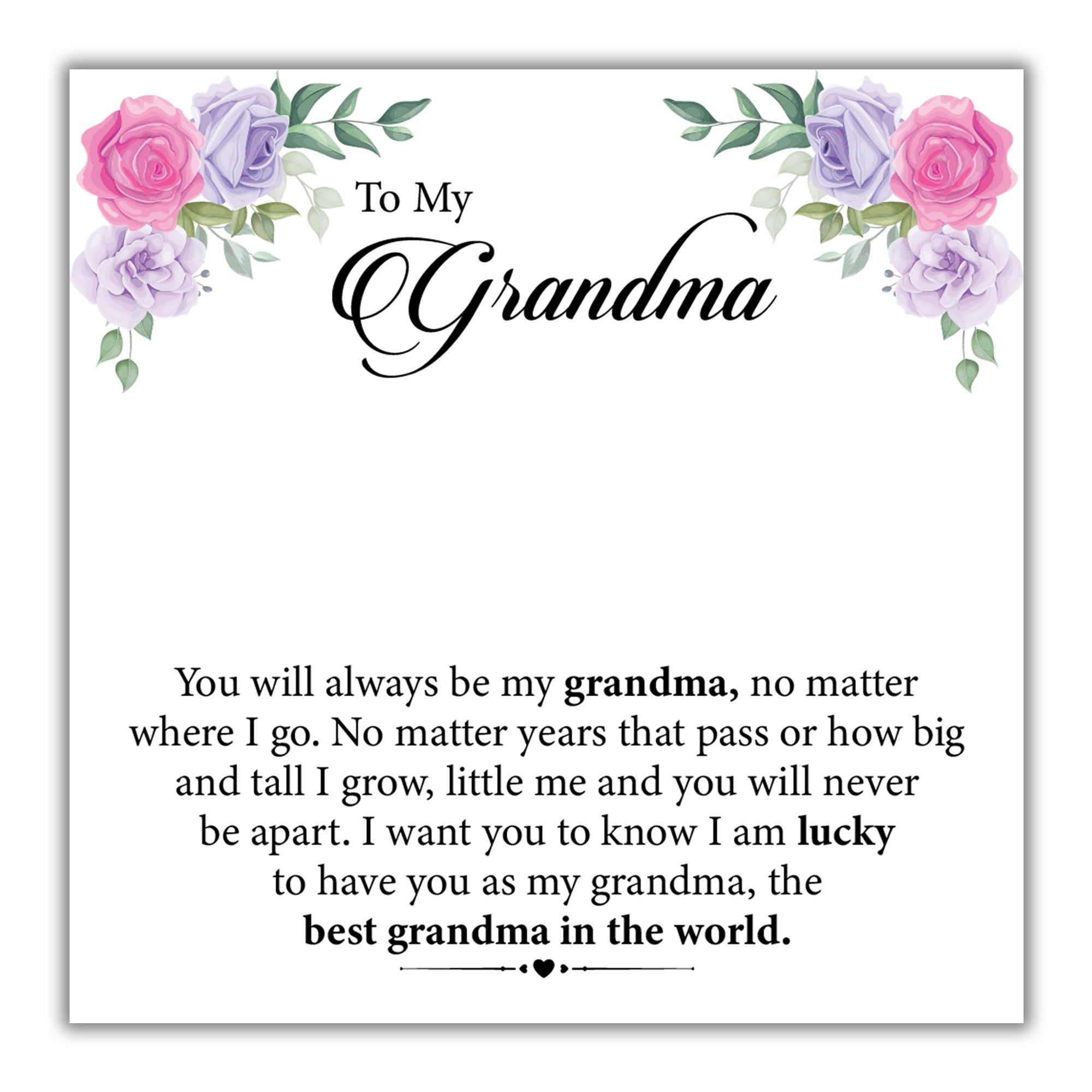 TRYNDI™ To My Grandma Birdcage Necklace With Authentic Swarovski Crystals