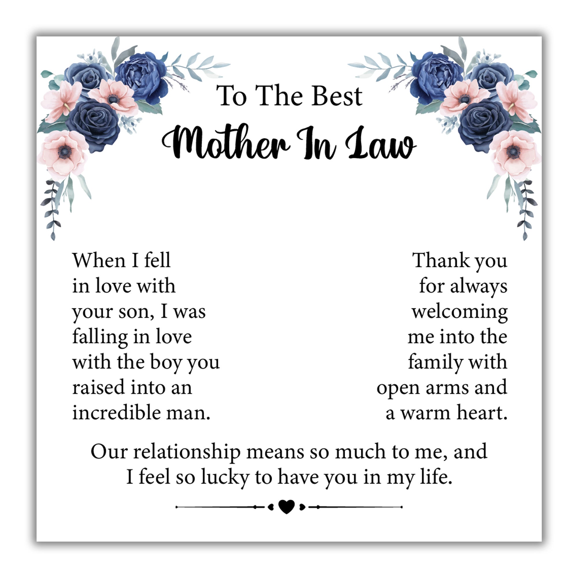 TRYNDI™ To My Best Mother-in-law Birdcage Necklace With Authentic Swarovski Crystals