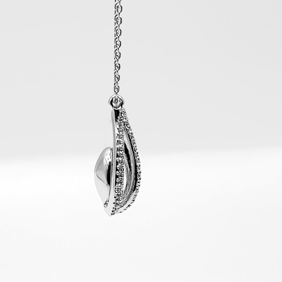 TRYNDI™ To My Darling WifeBirdcage Necklace With Authentic Swarovski Crystals
