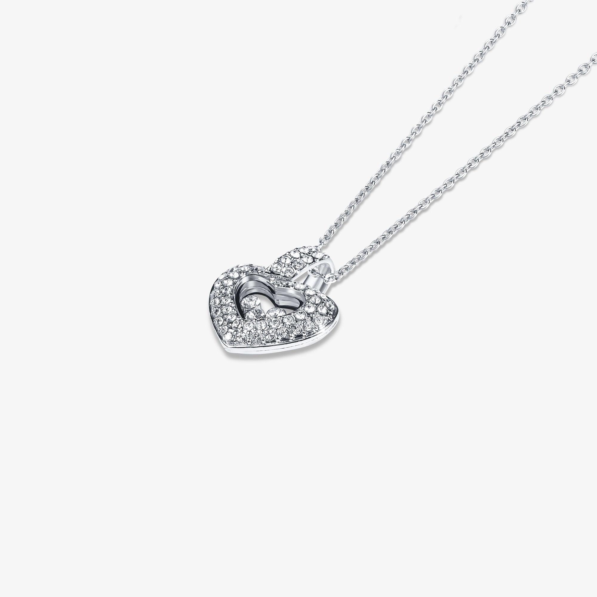 Tryndi Floating Heart Necklace - TRYNDI