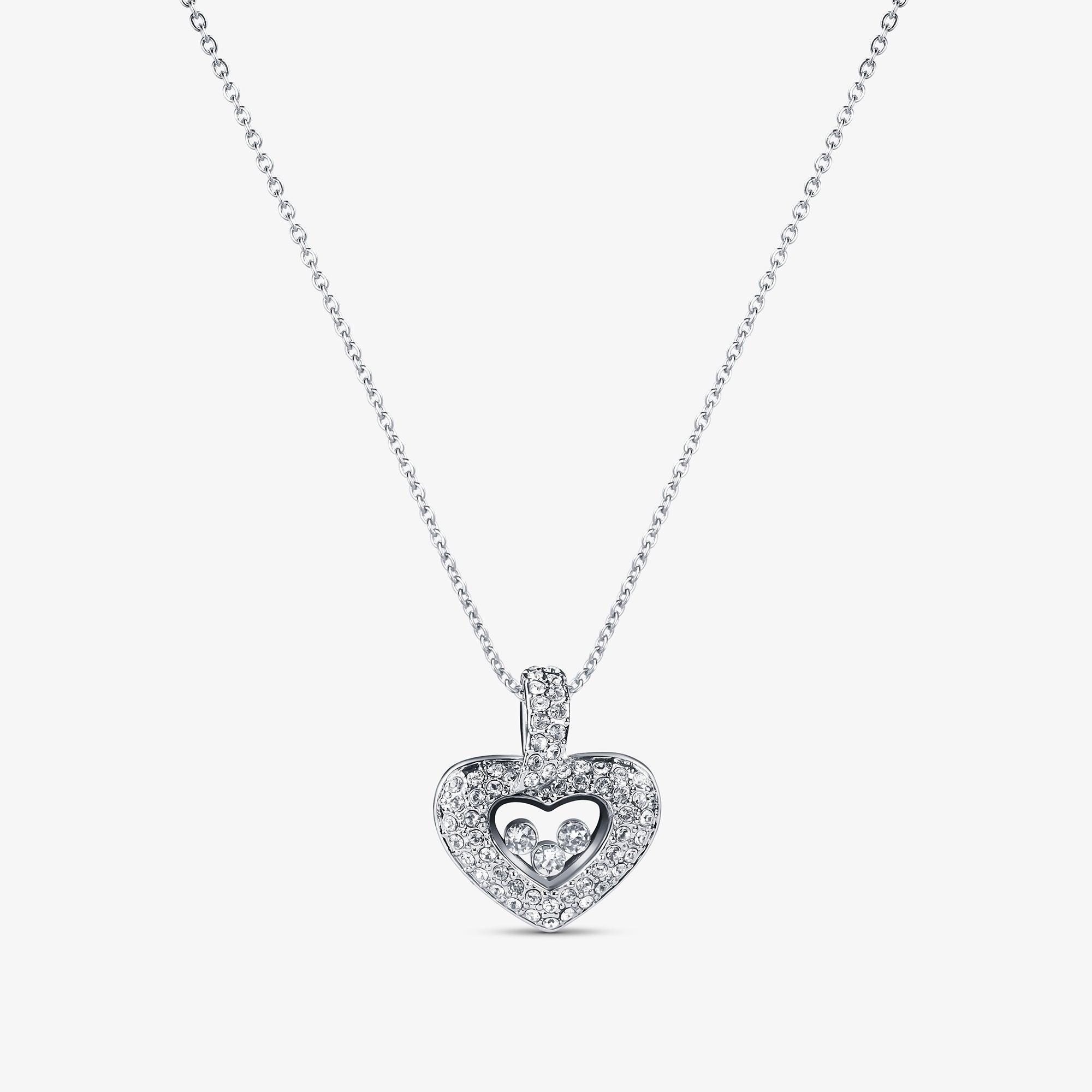 Tryndi Floating Heart Necklace - TRYNDI