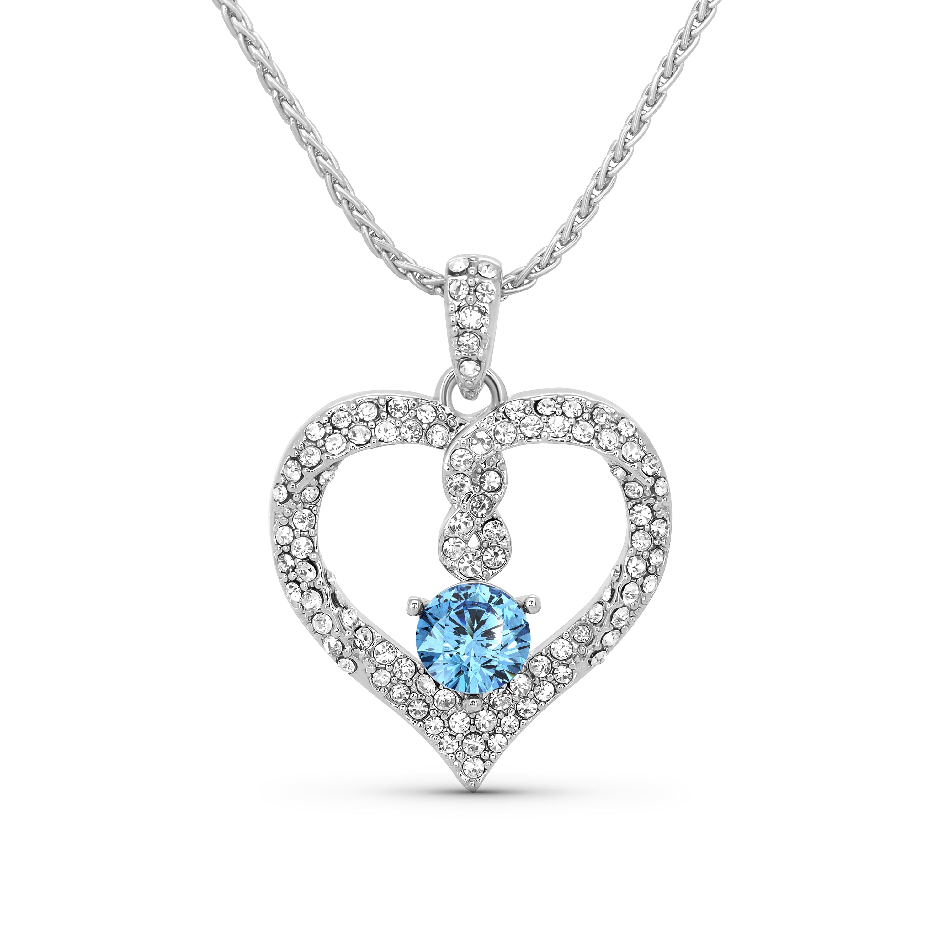 TRYNDI Infinity Birthstone Necklace
