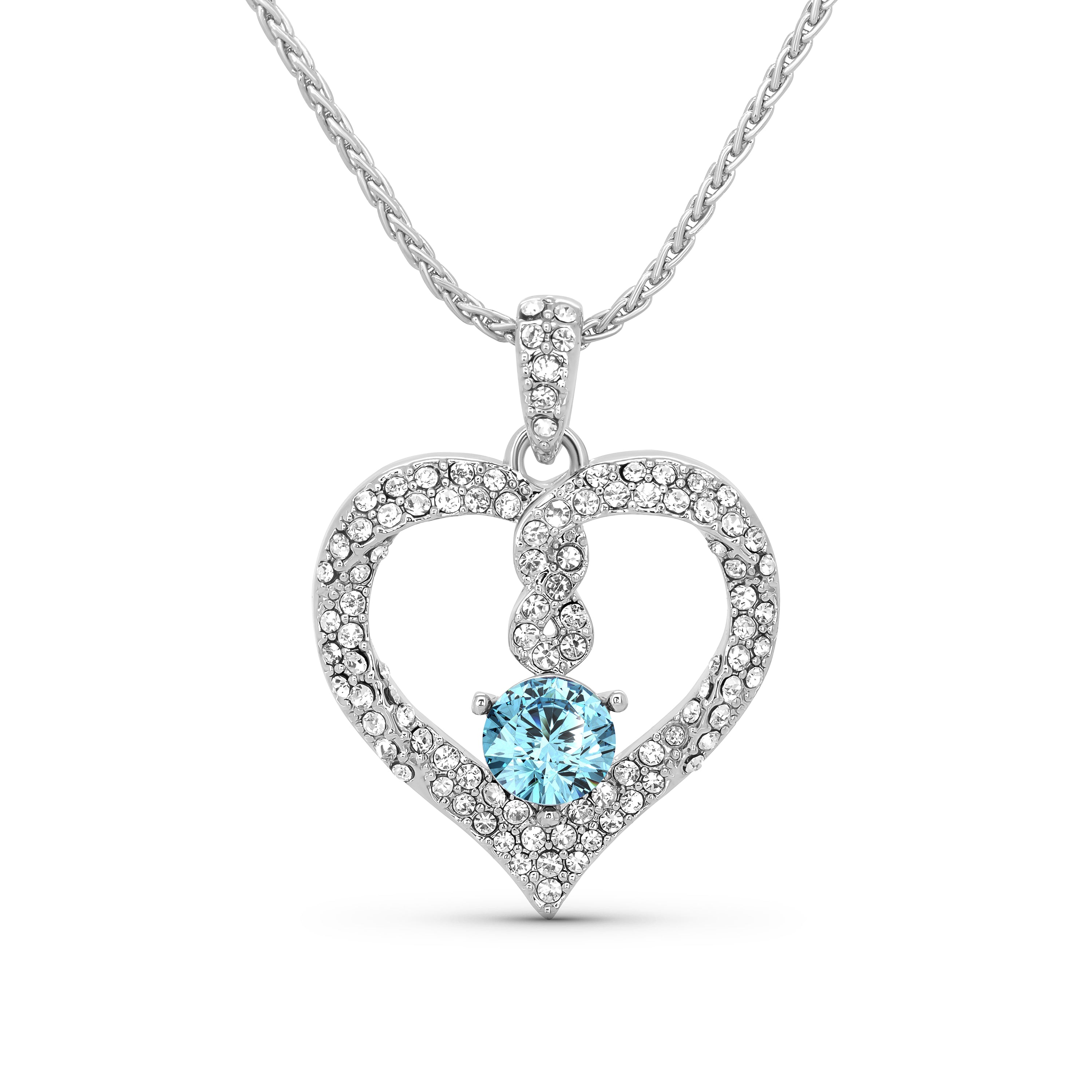 TRYNDI Infinity Birthstone Necklace
