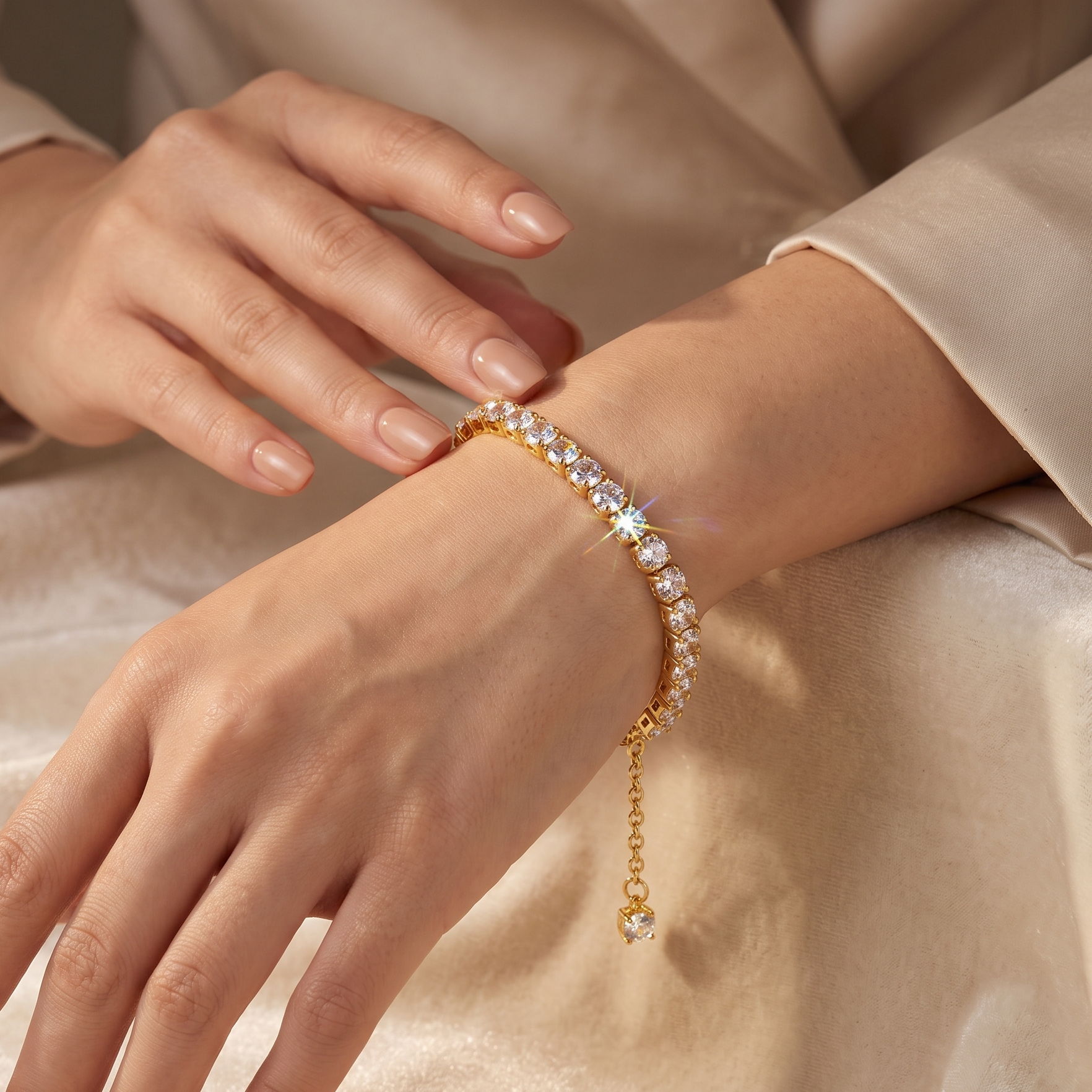 TRYNDI Tennis Bracelet for Women