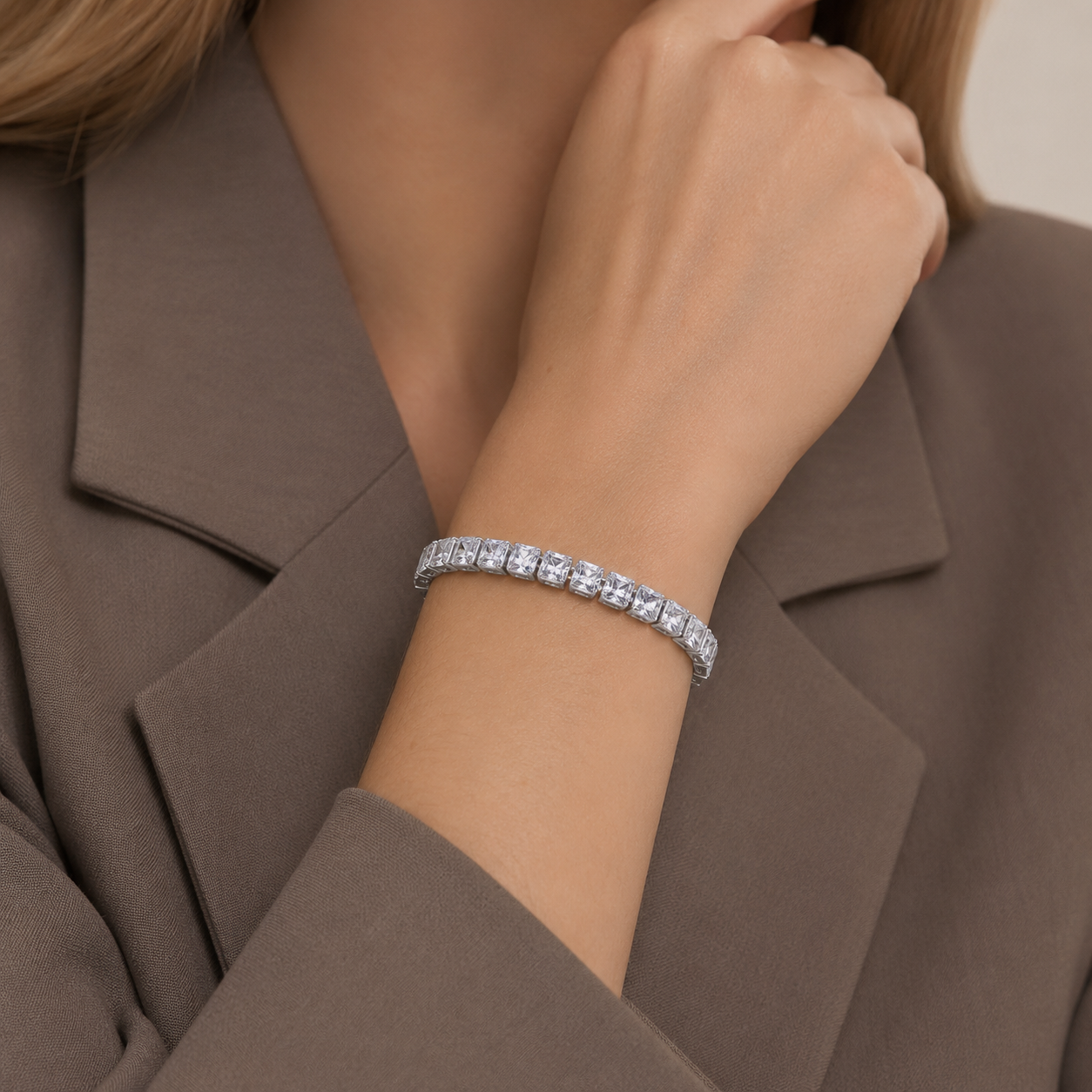 TRYNDI Tennis Bracelet for Women