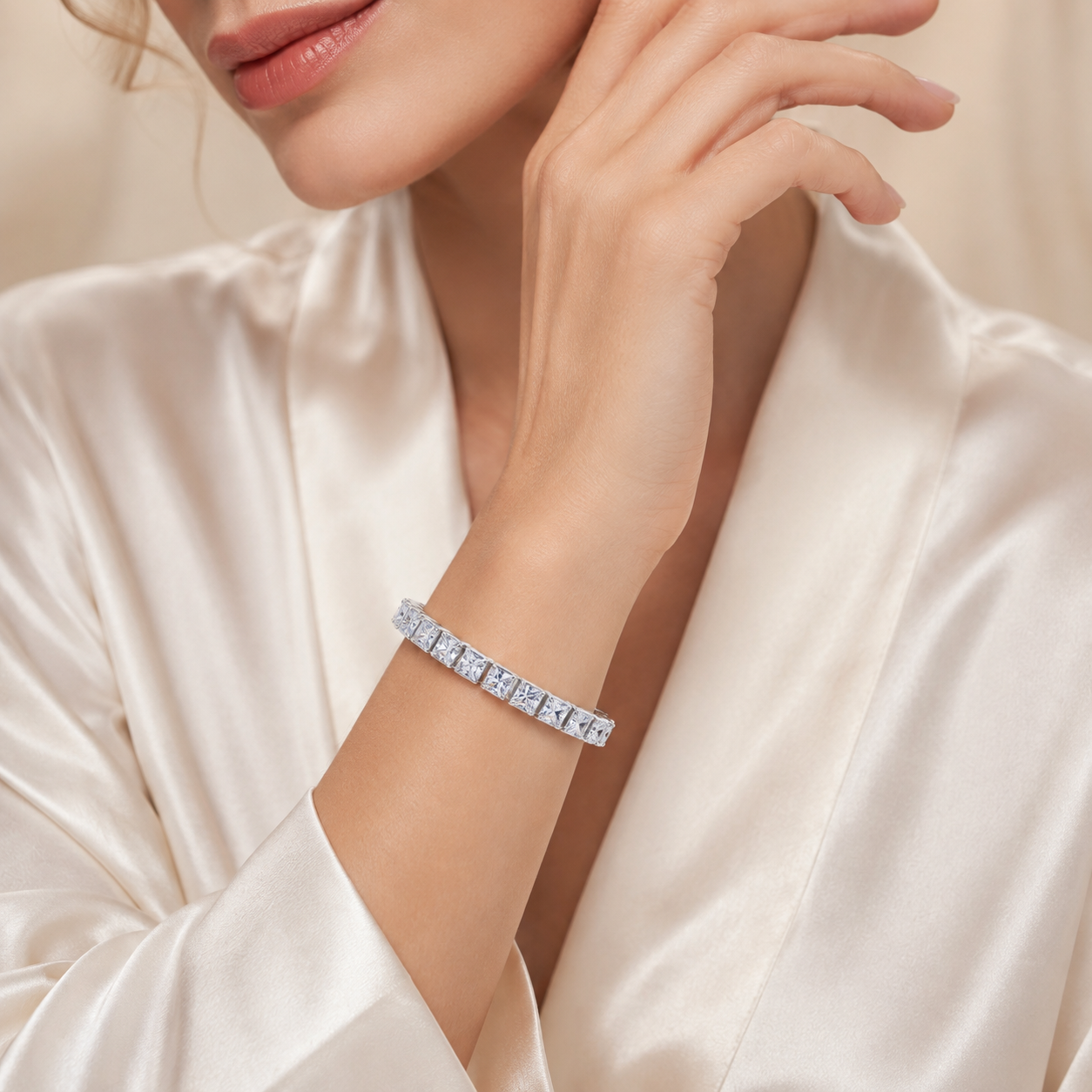 TRYNDI Tennis Bracelet for Women