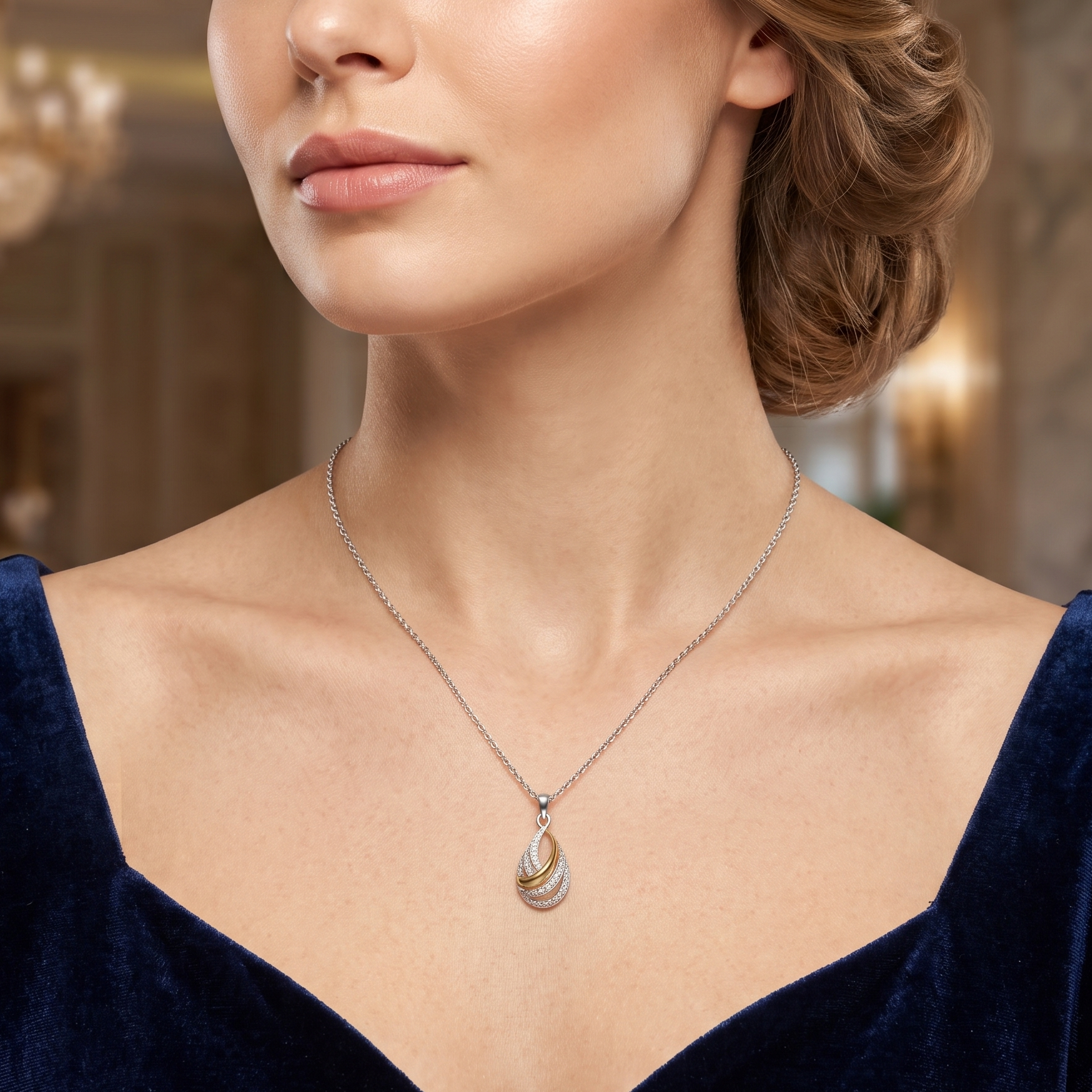 TRYNDI Morning Dew Necklace for Women