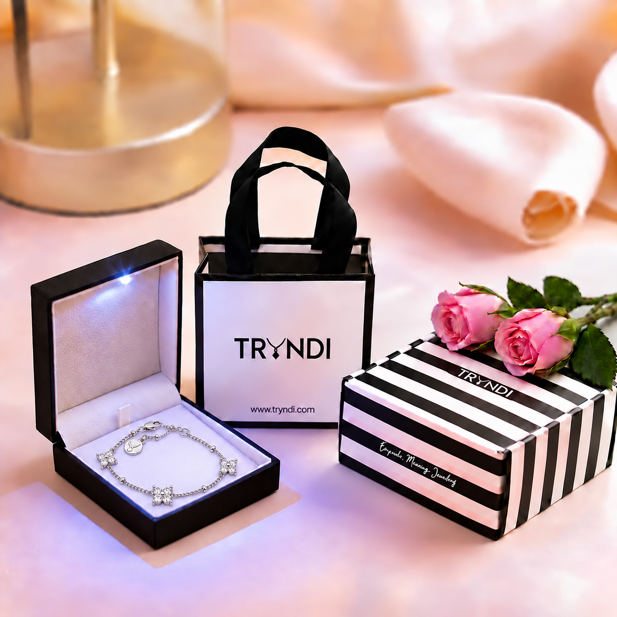 TRYNDI Half Moon Bracelet for Women