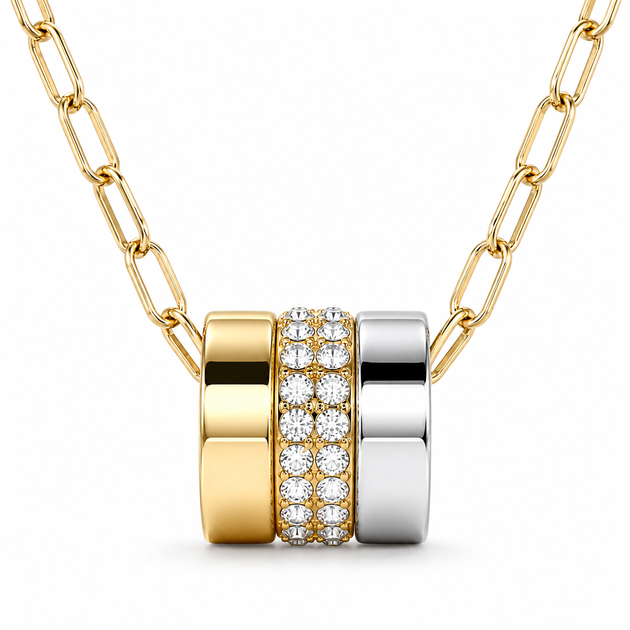 TRYNDI Trio Charm Necklace for women