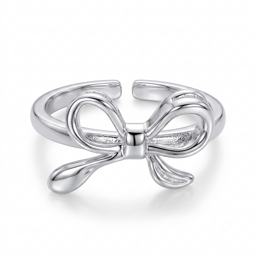 TRYNDI Bow Tie Ring for Women