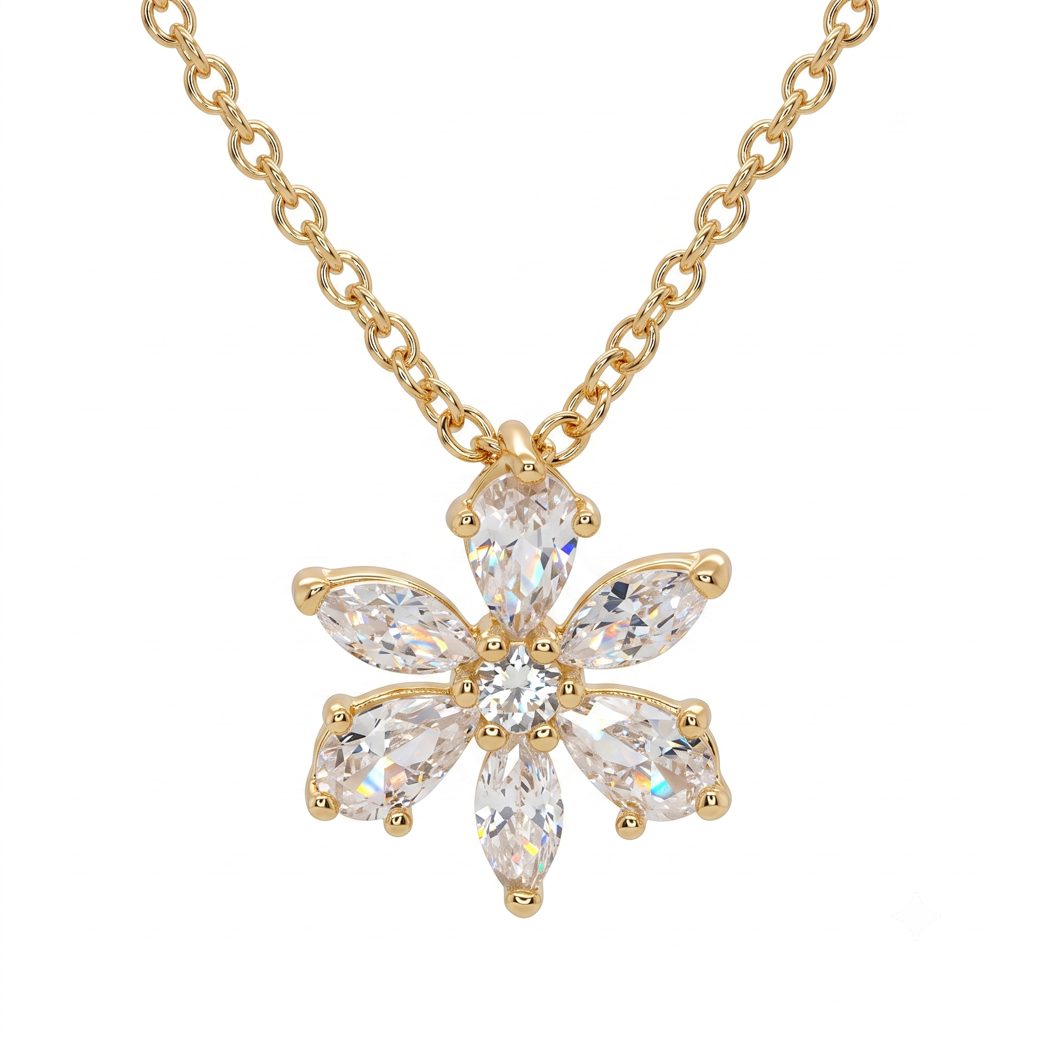 Sparking Daisy Necklace for women
