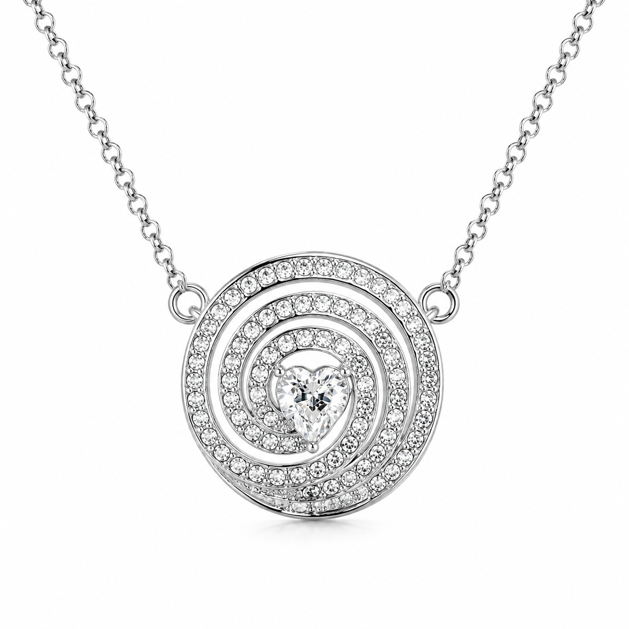 Spiral Up Embrace Necklace for women