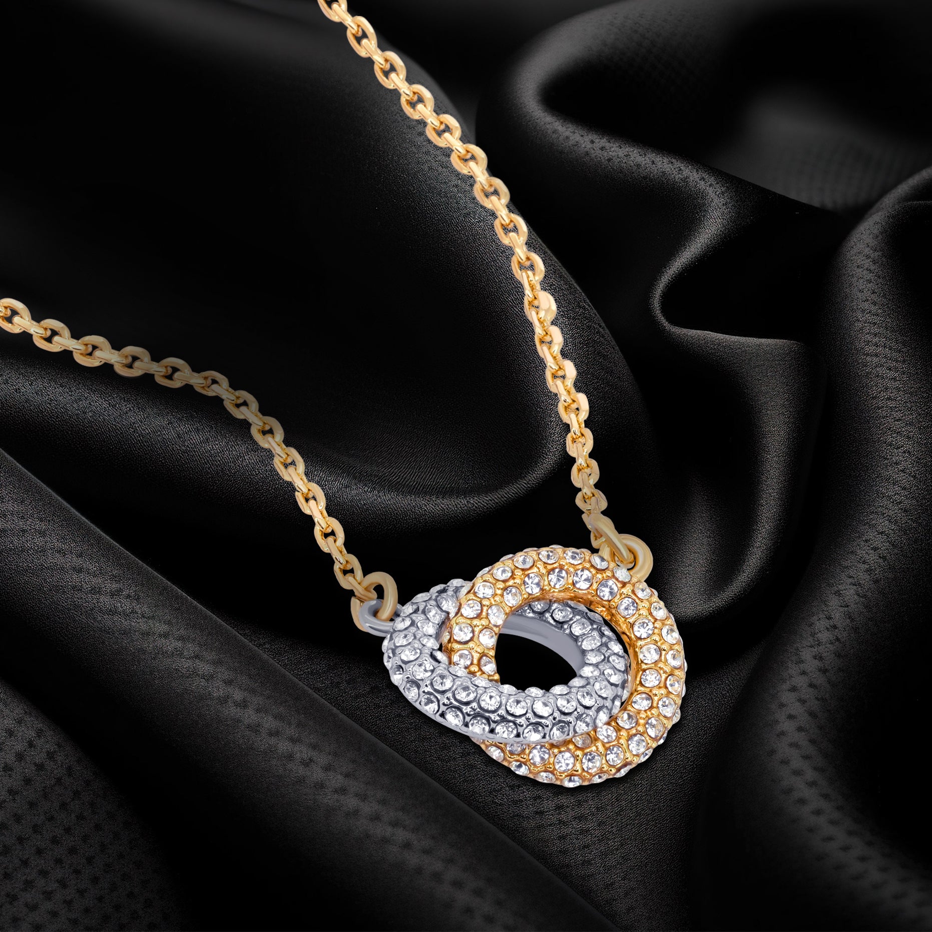 To My Mom Necklace from Daughter or Son – Infinite Bond 18k Gold Plated Pendant
