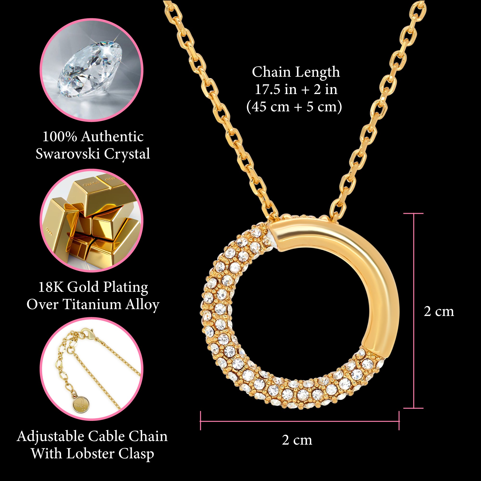 Open Circle Necklace