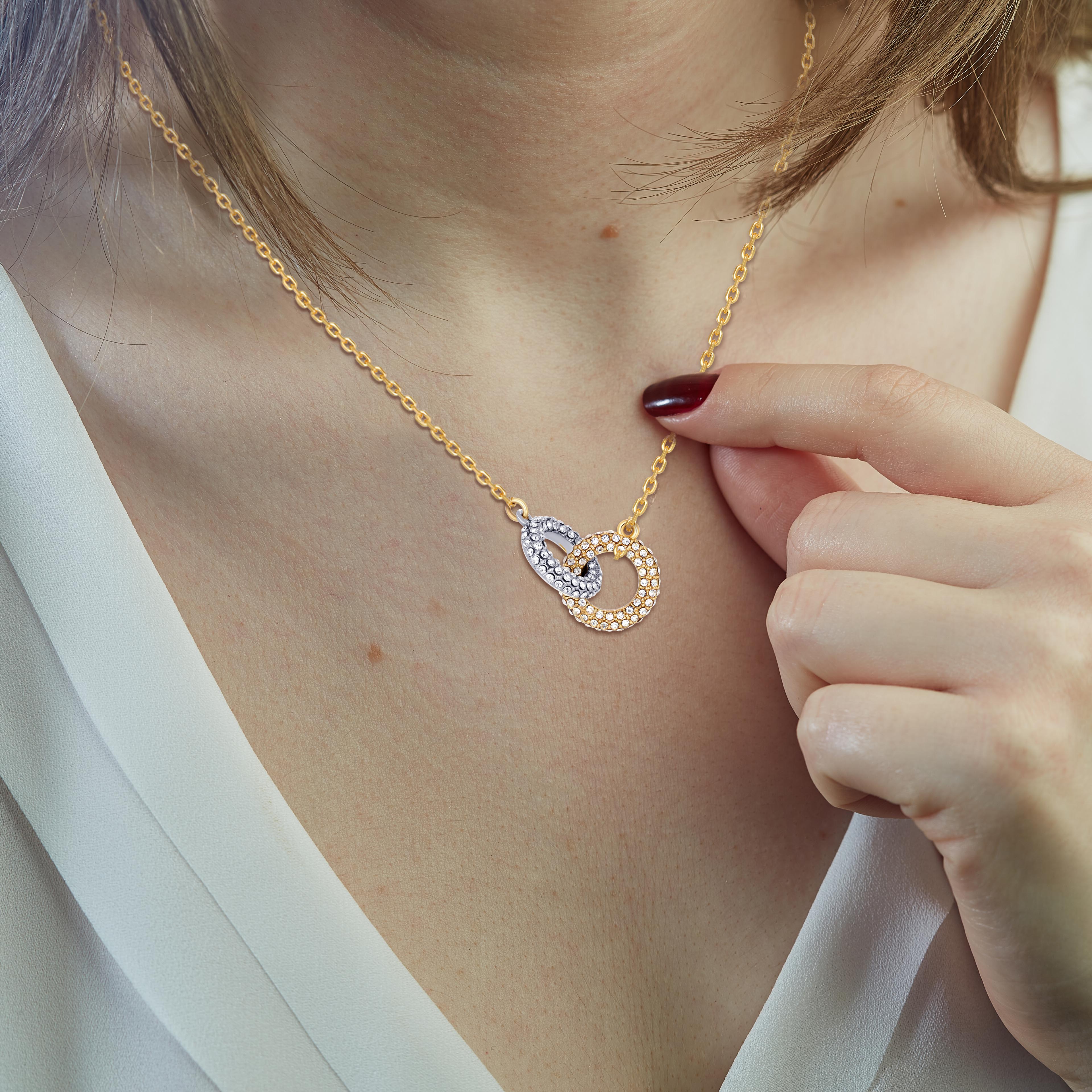 To My Mom Necklace from Daughter or Son – Infinite Bond 18k Gold Plated Pendant