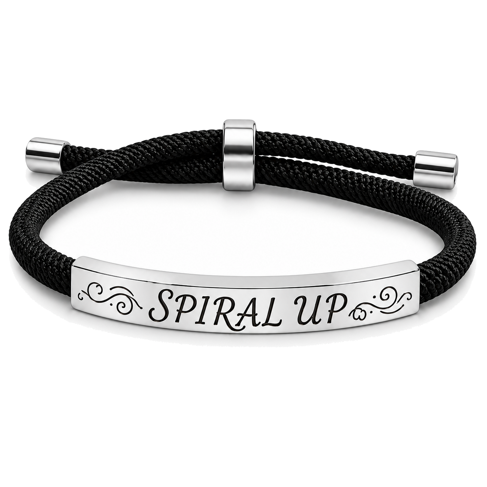 Spiral Up Courage Bracelet for Men