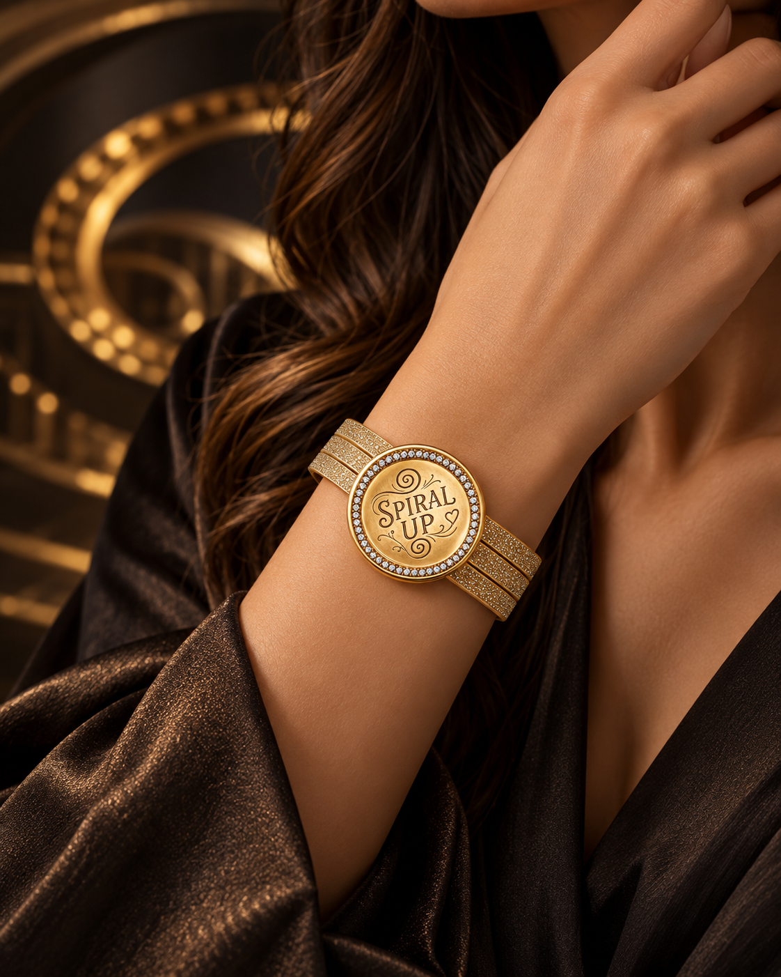 Spiral Up Power Bracelet for Women