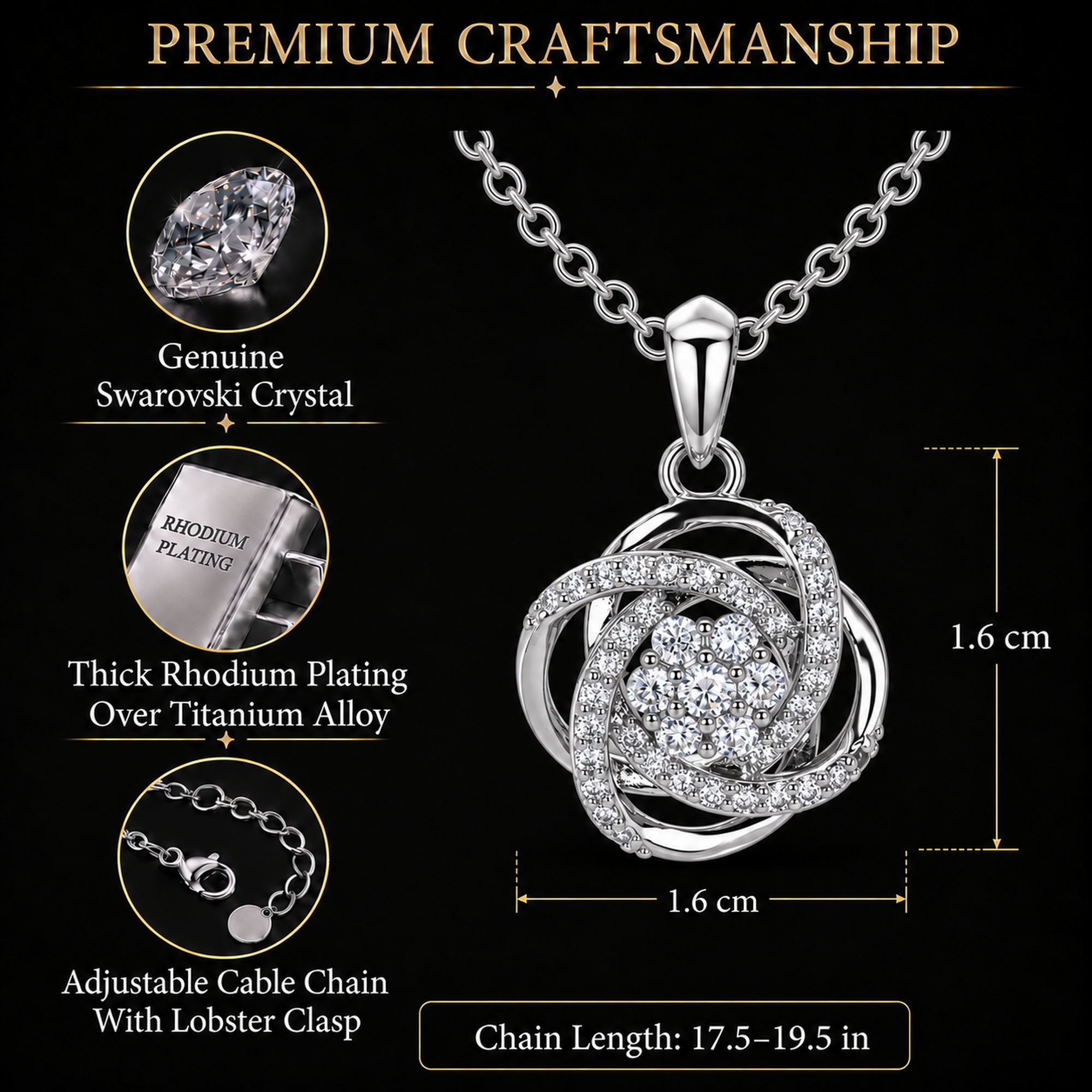Crystal Galaxy Necklace for women