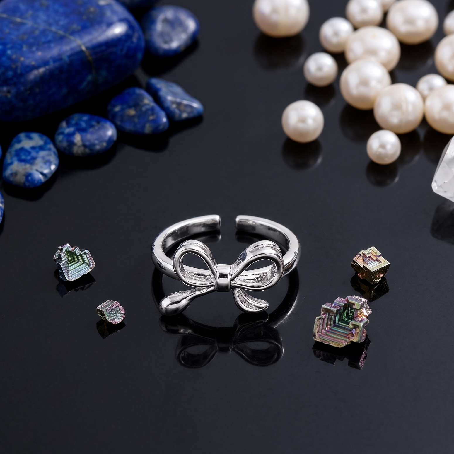 TRYNDI Bow Tie Ring for Women
