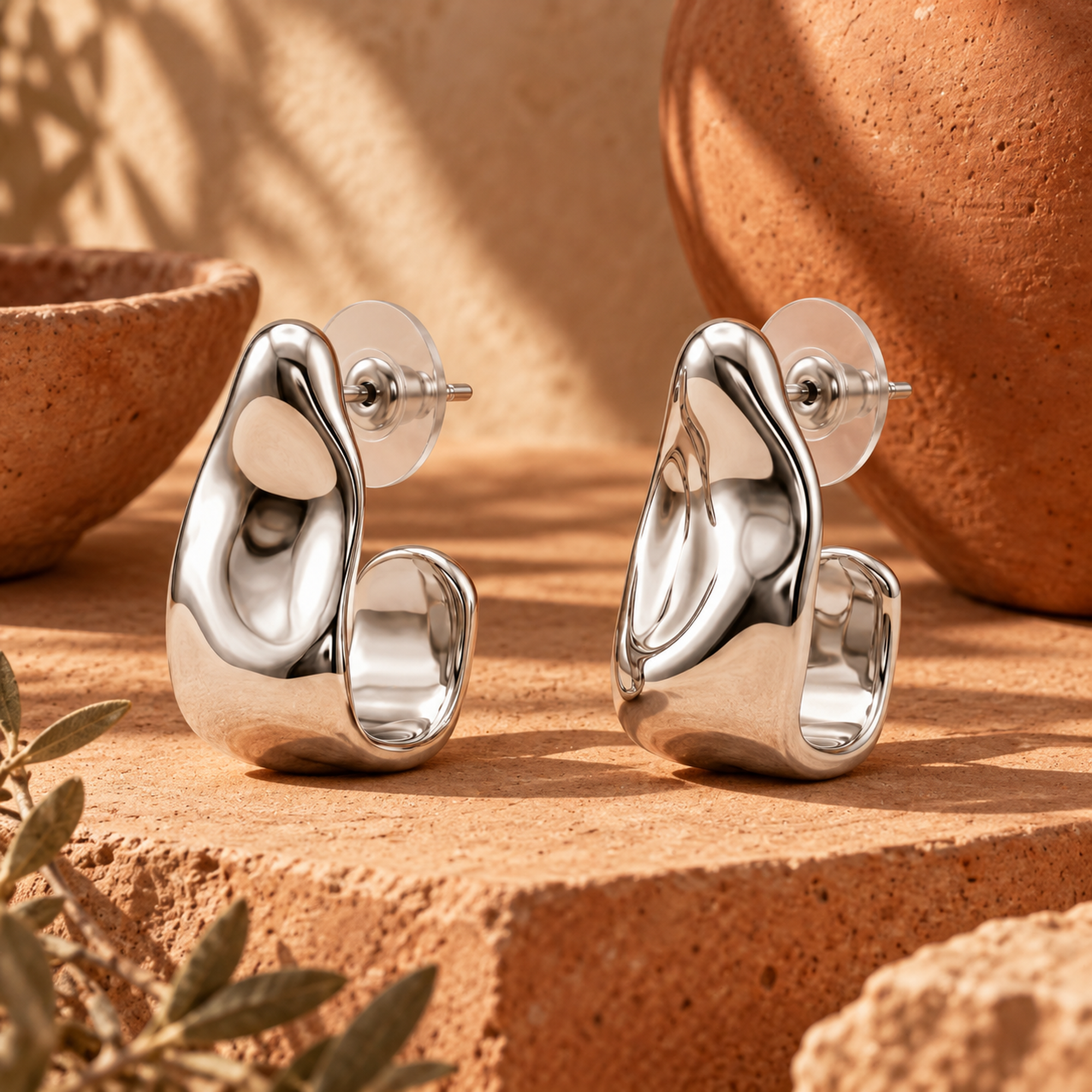 TRYNDI Love Twist Earrings for Women