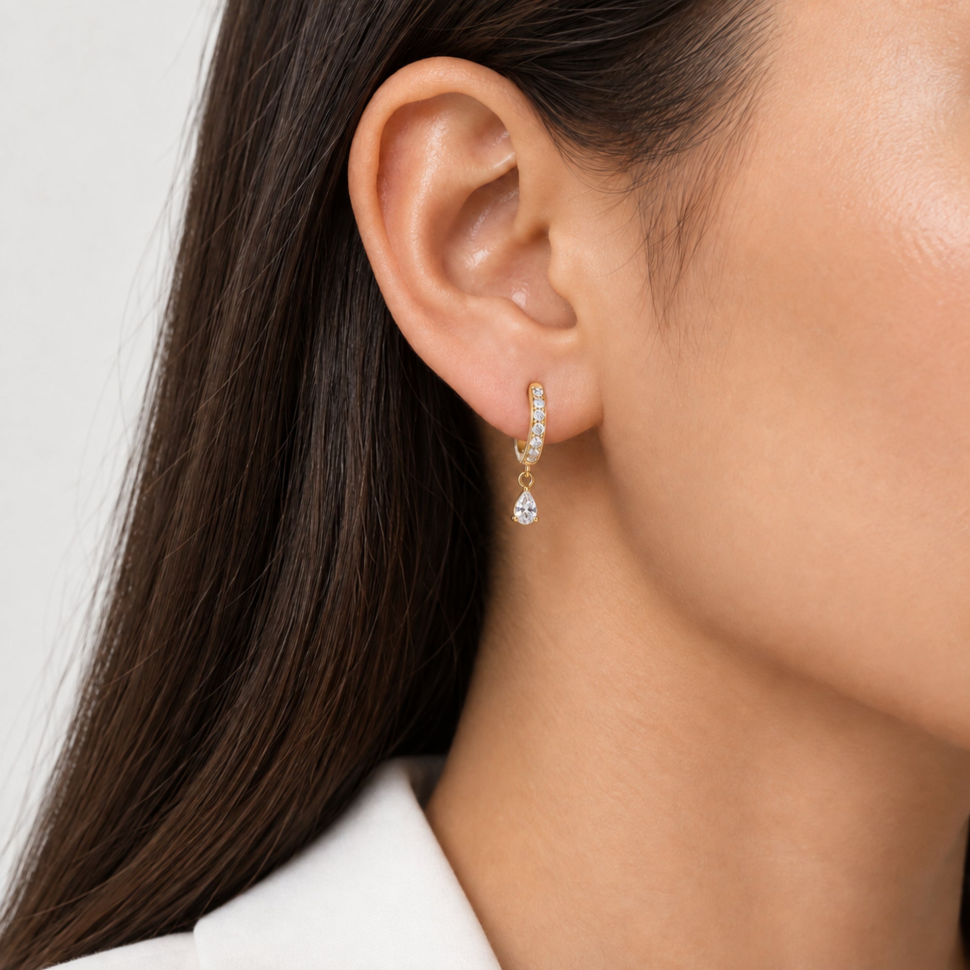 Tryndi Moon Dew Earrings for Women