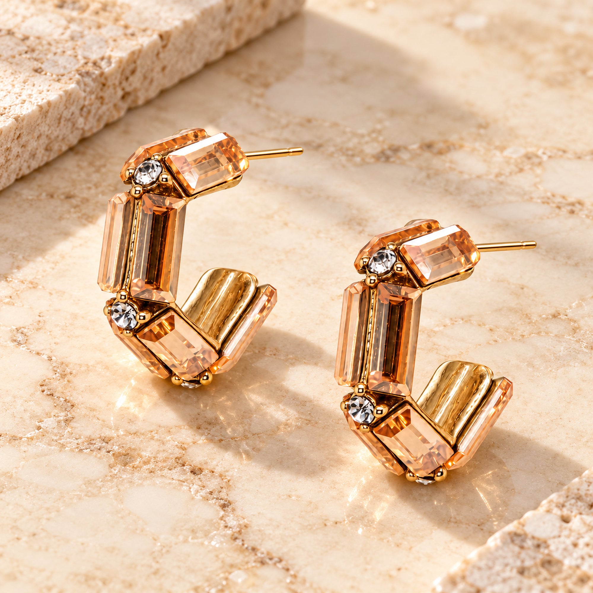 TRYNDI Dainty Spark Earrings for Women