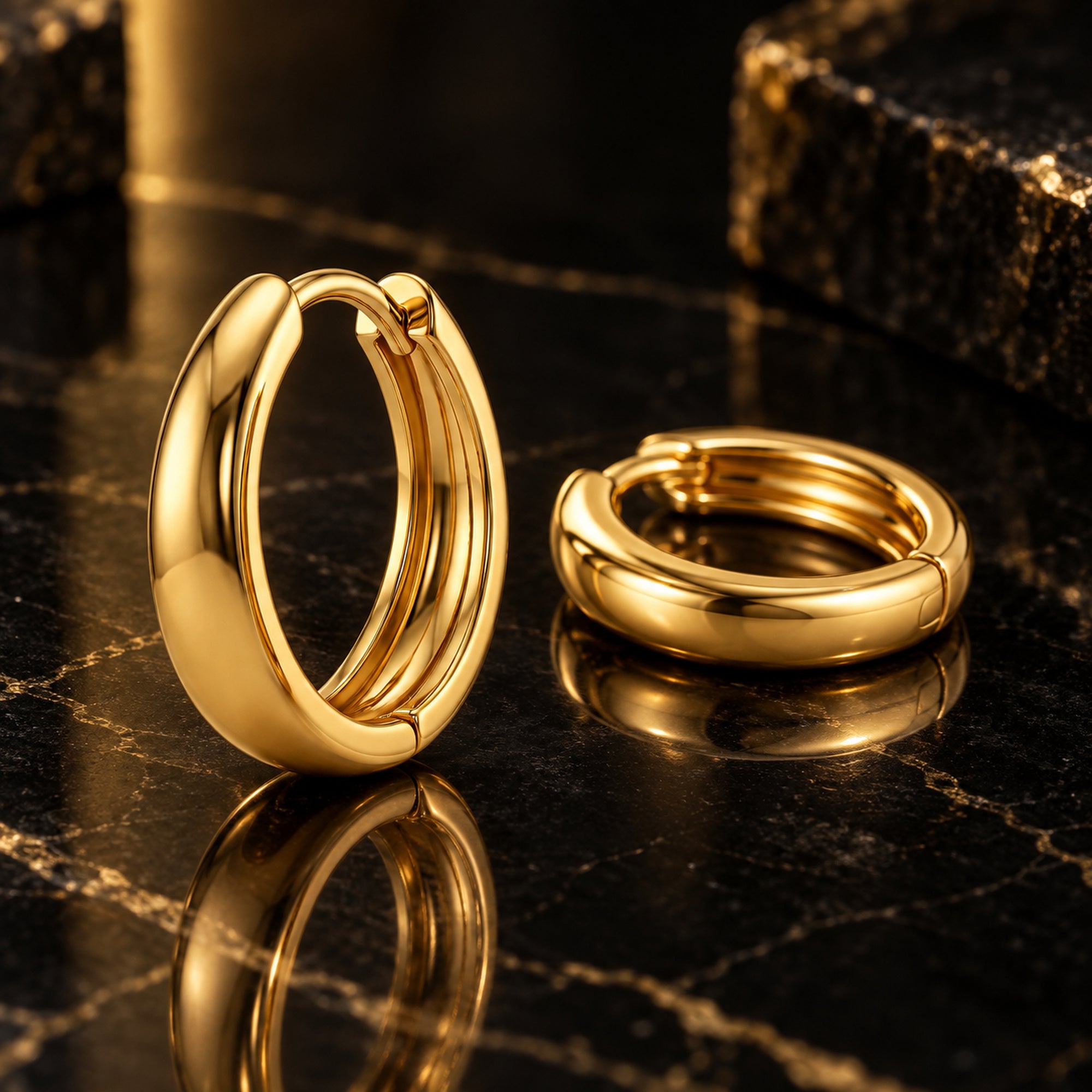 TRYNDI Doule Oval Earrings for Women