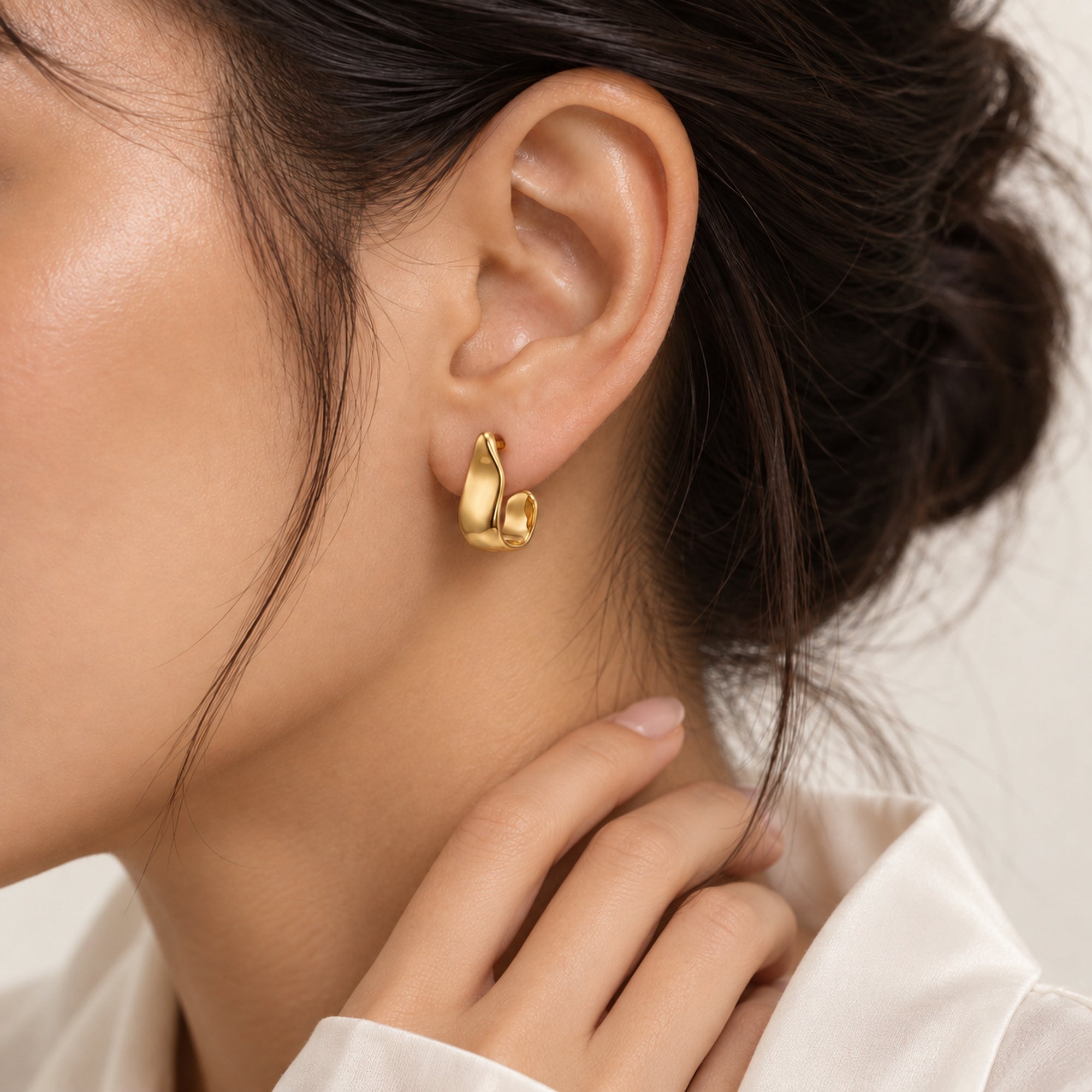 TRYNDI Love Twist Earrings for Women