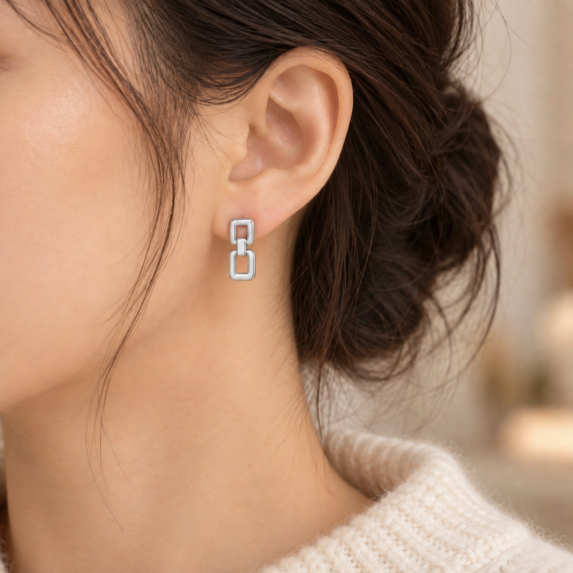 TRYNDI Sacred Links Earrings for Women
