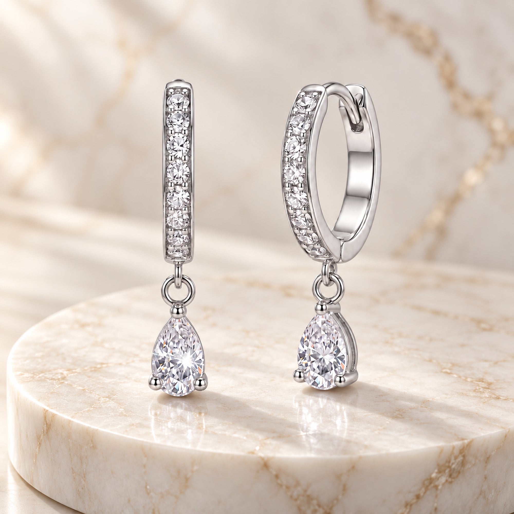 Tryndi Moon Dew Earrings for Women