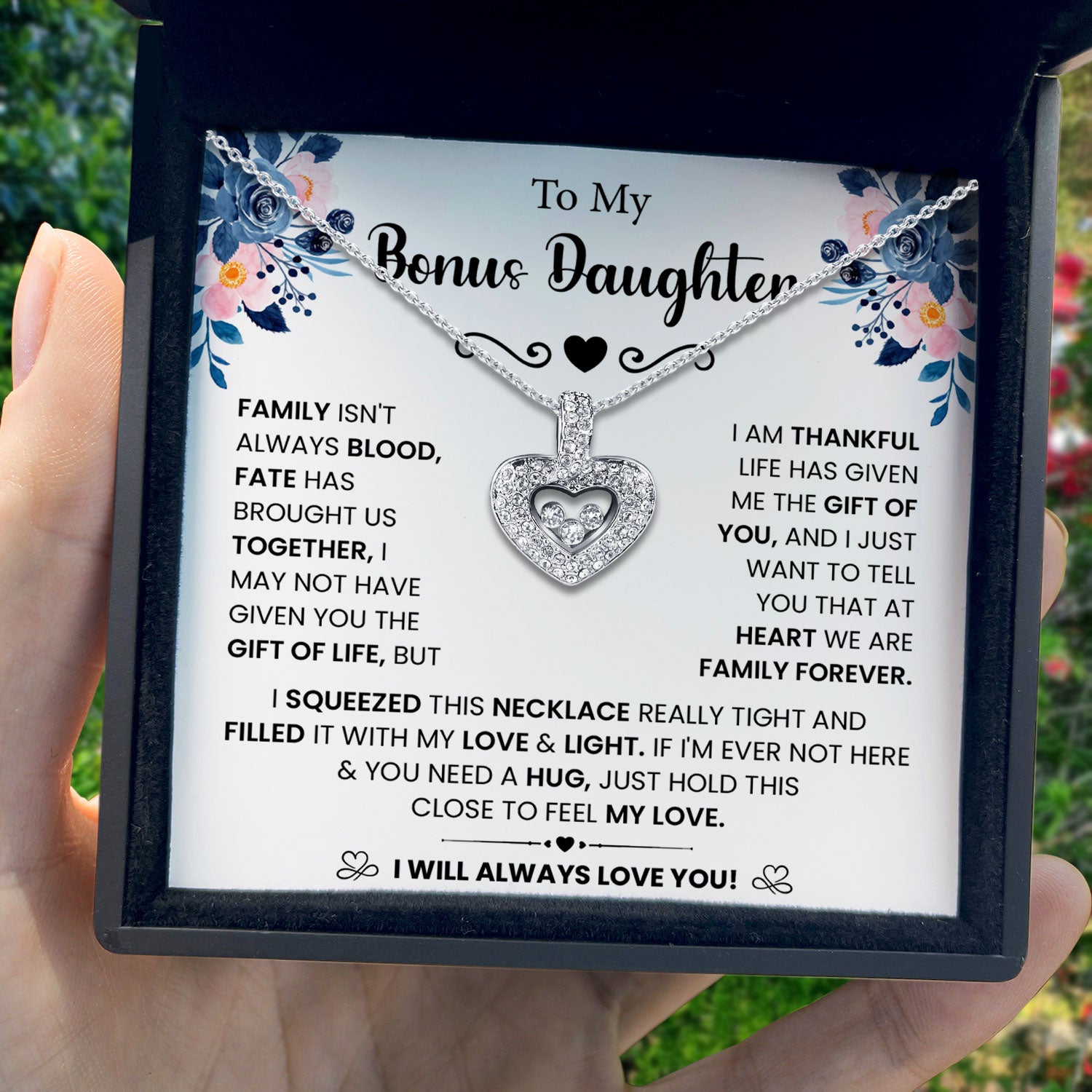 Message Card Necklace for Your Sunshine