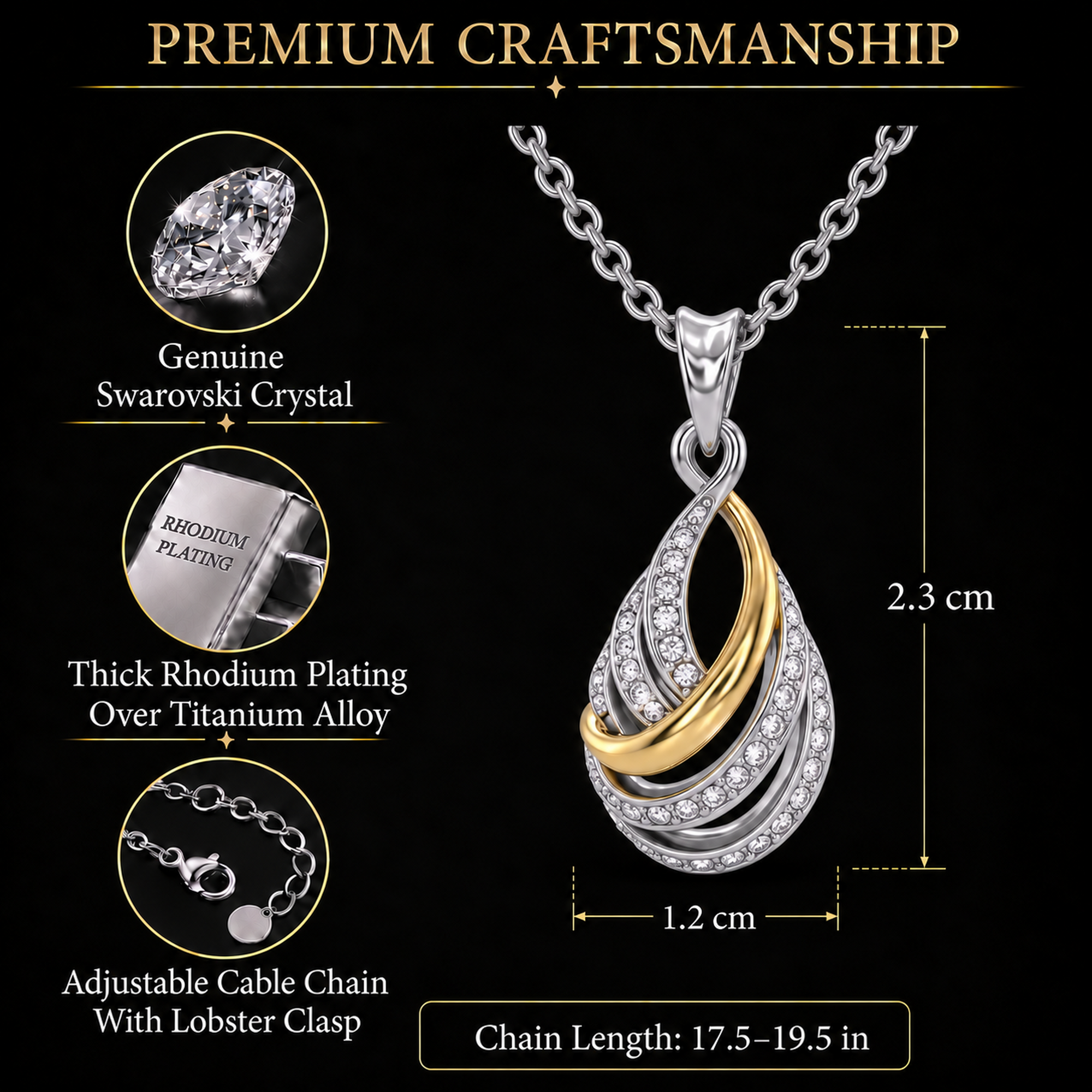 TRYNDI Morning Dew Necklace for Women