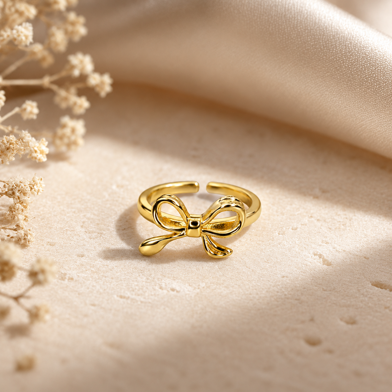 TRYNDI Bow Tie Ring for Women