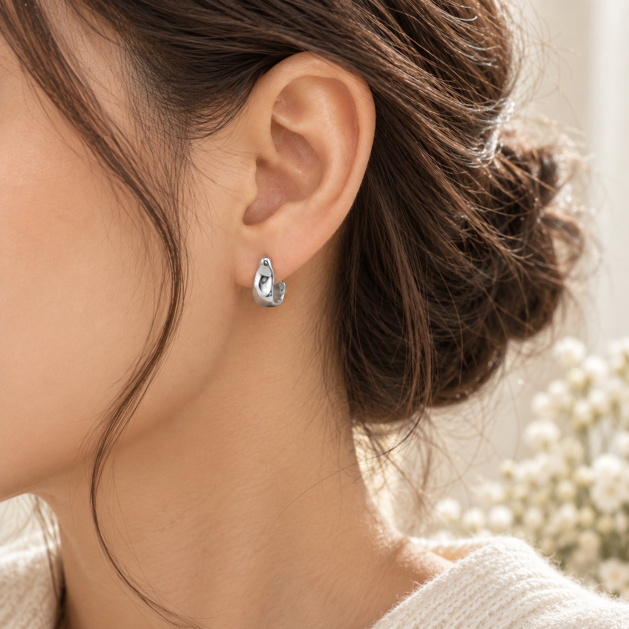 TRYNDI Love Twist Earrings for Women