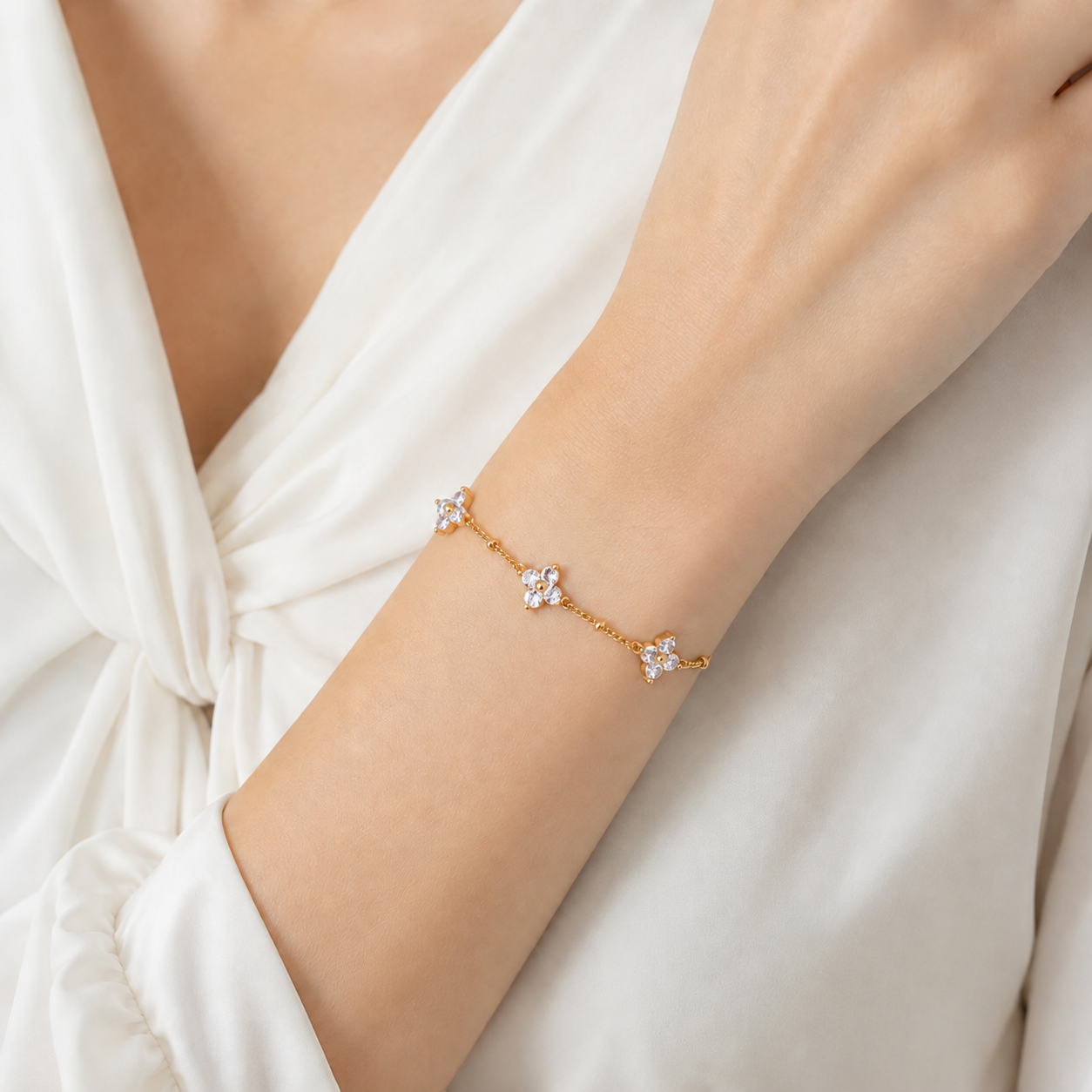 TRYNDI Half Moon Bracelet for Women
