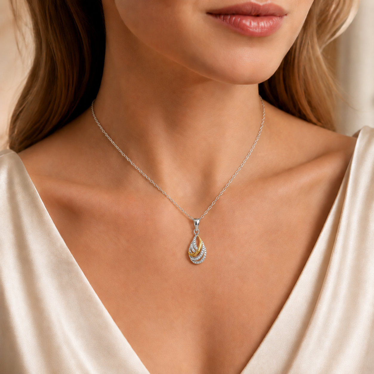 TRYNDI Morning Dew Necklace for Women