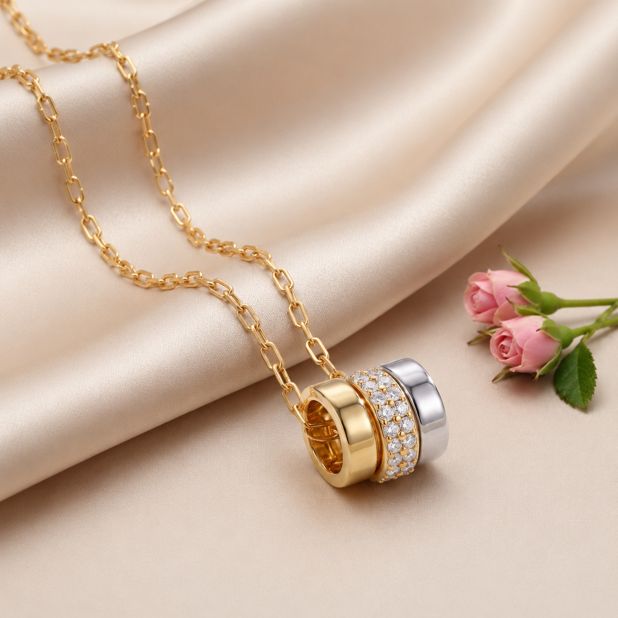 TRYNDI Trio Charm Necklace for women