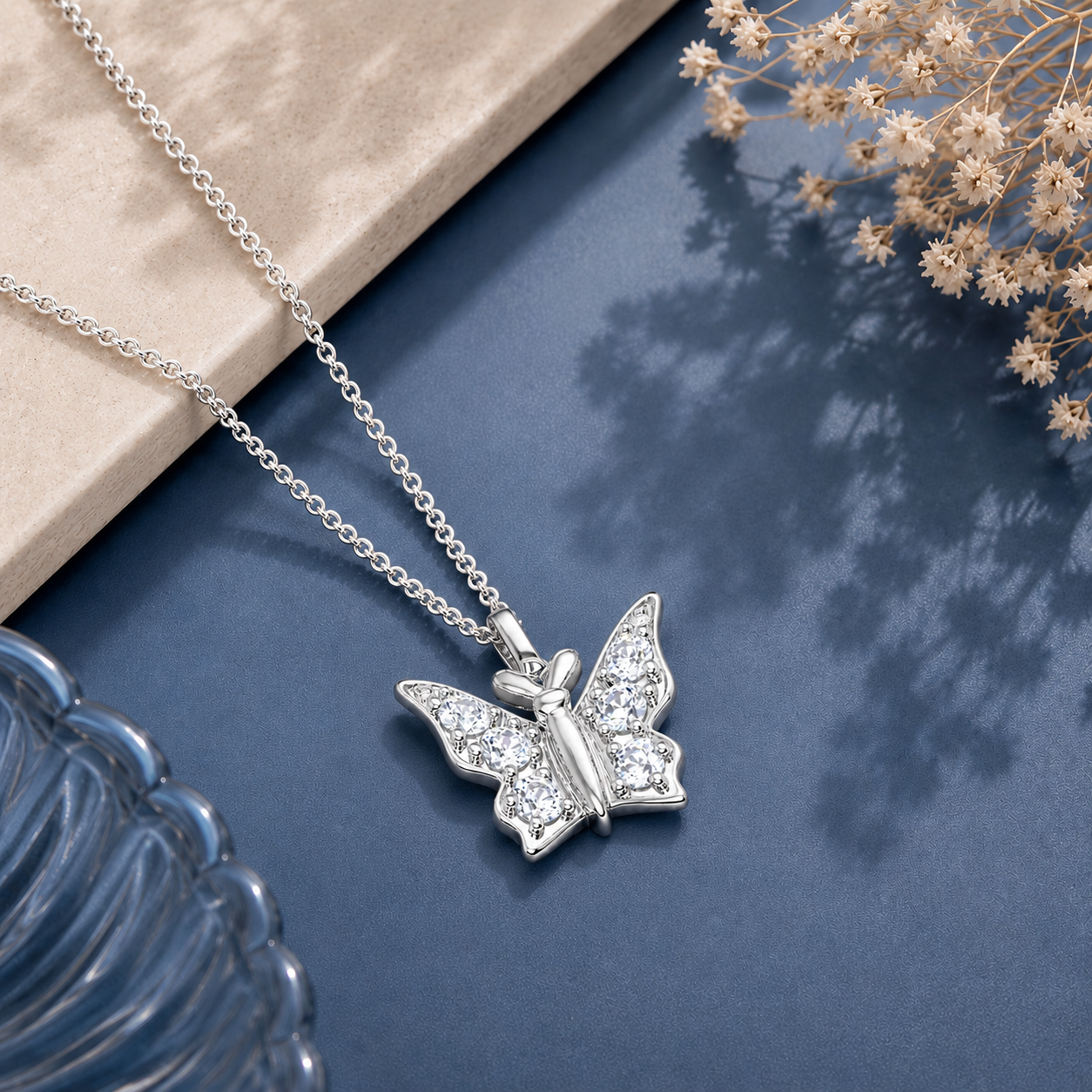 Glowing Leaf Necklace for women