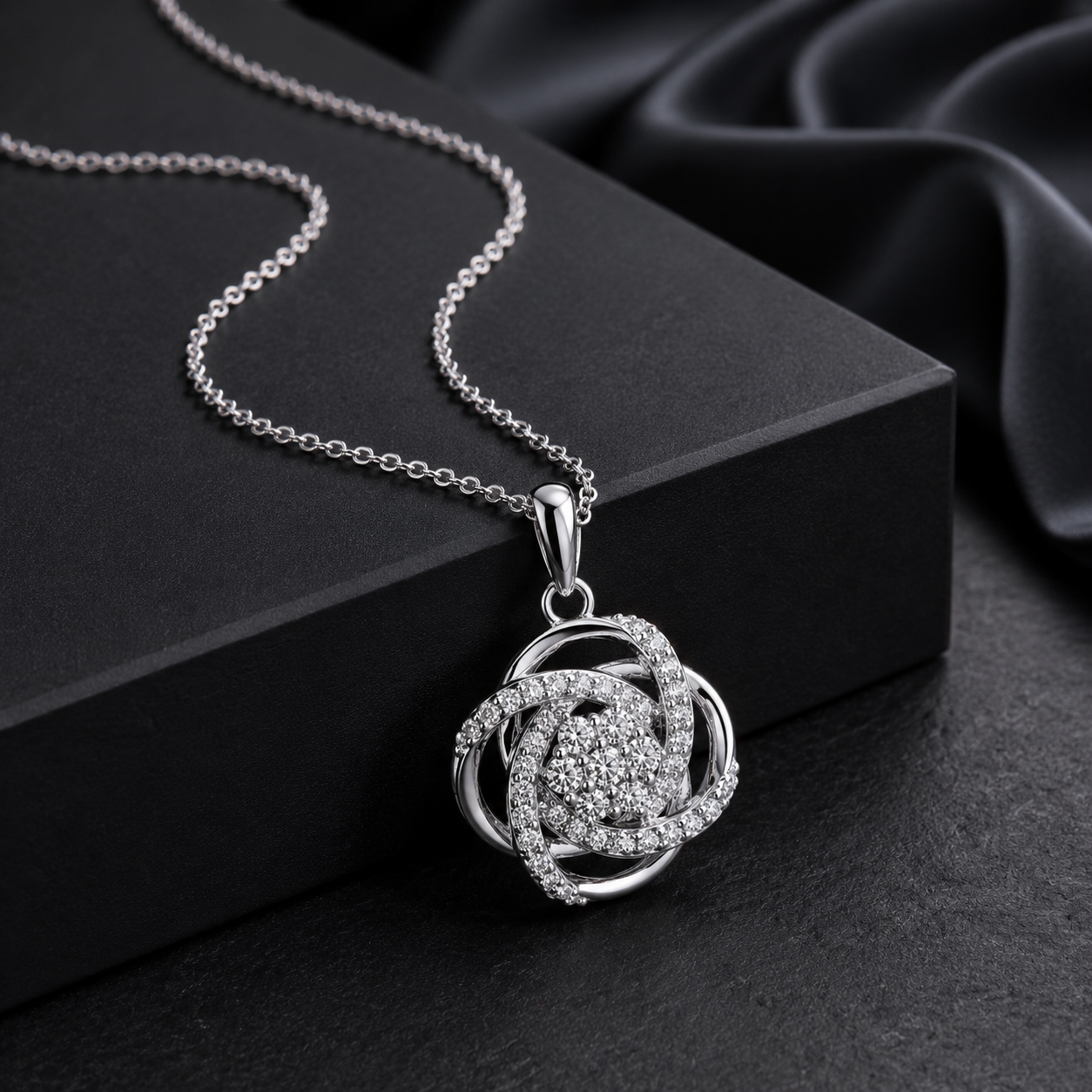 Crystal Galaxy Necklace for women