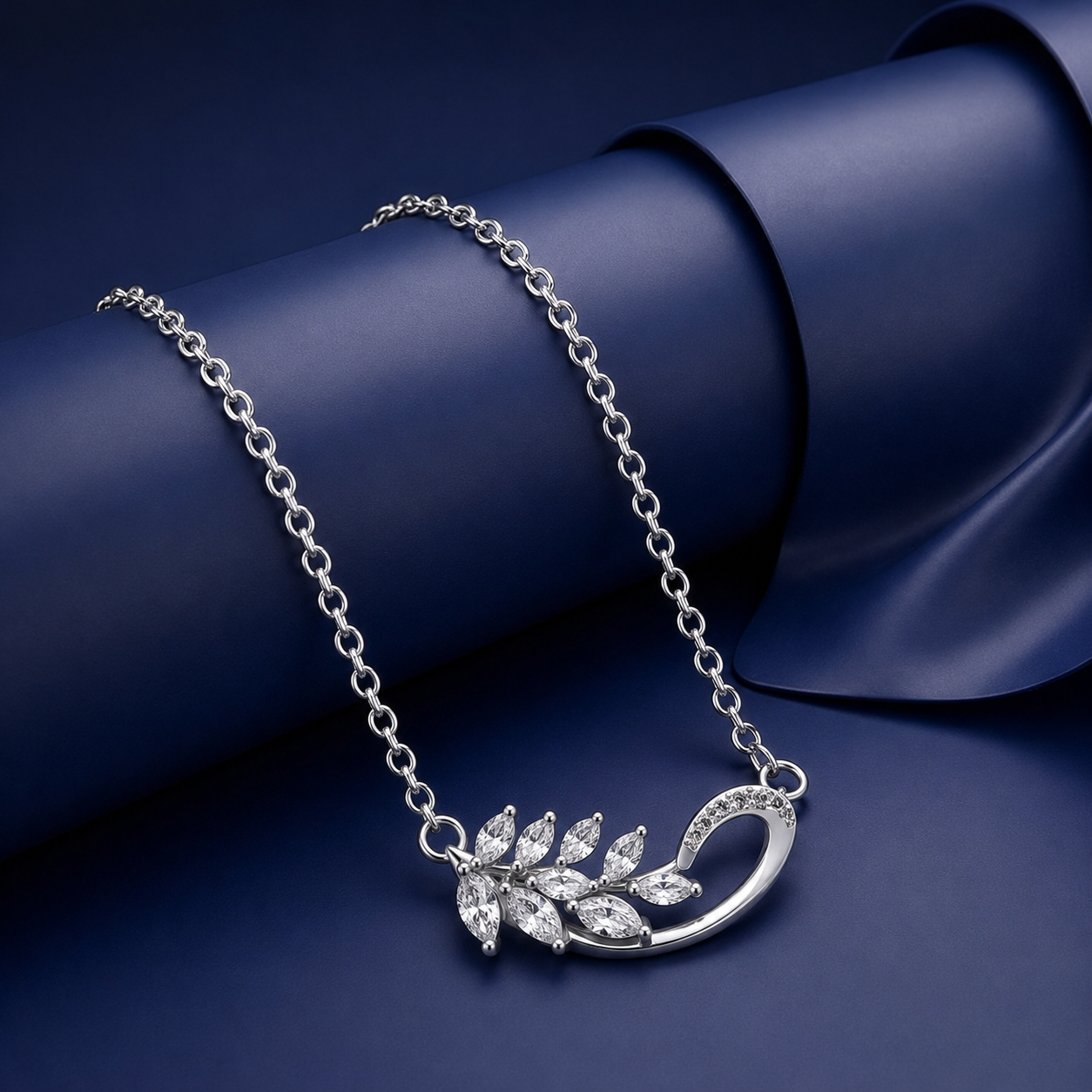 Spiral Up Heart Necklace for women