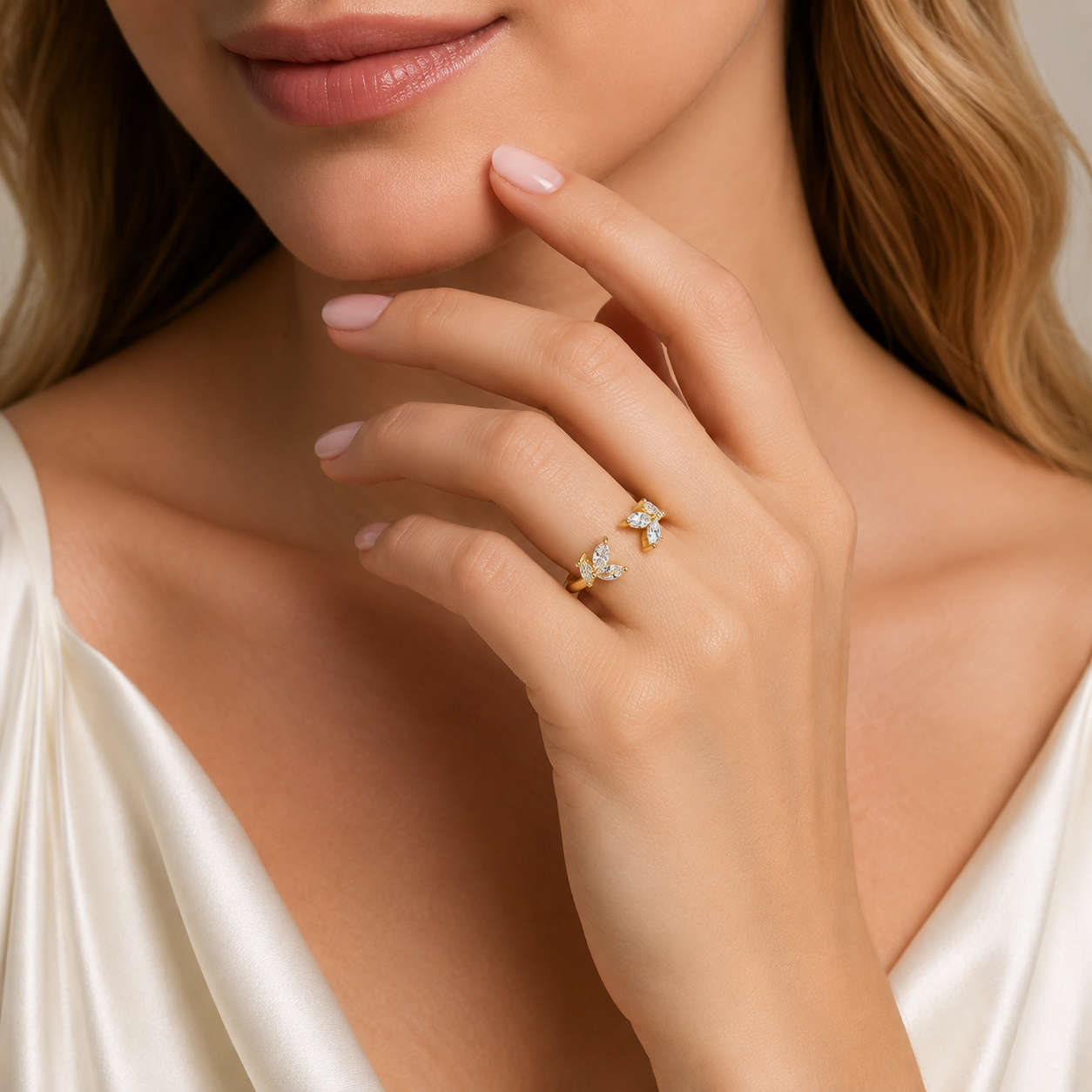 TRYNDI Love Clover Ring