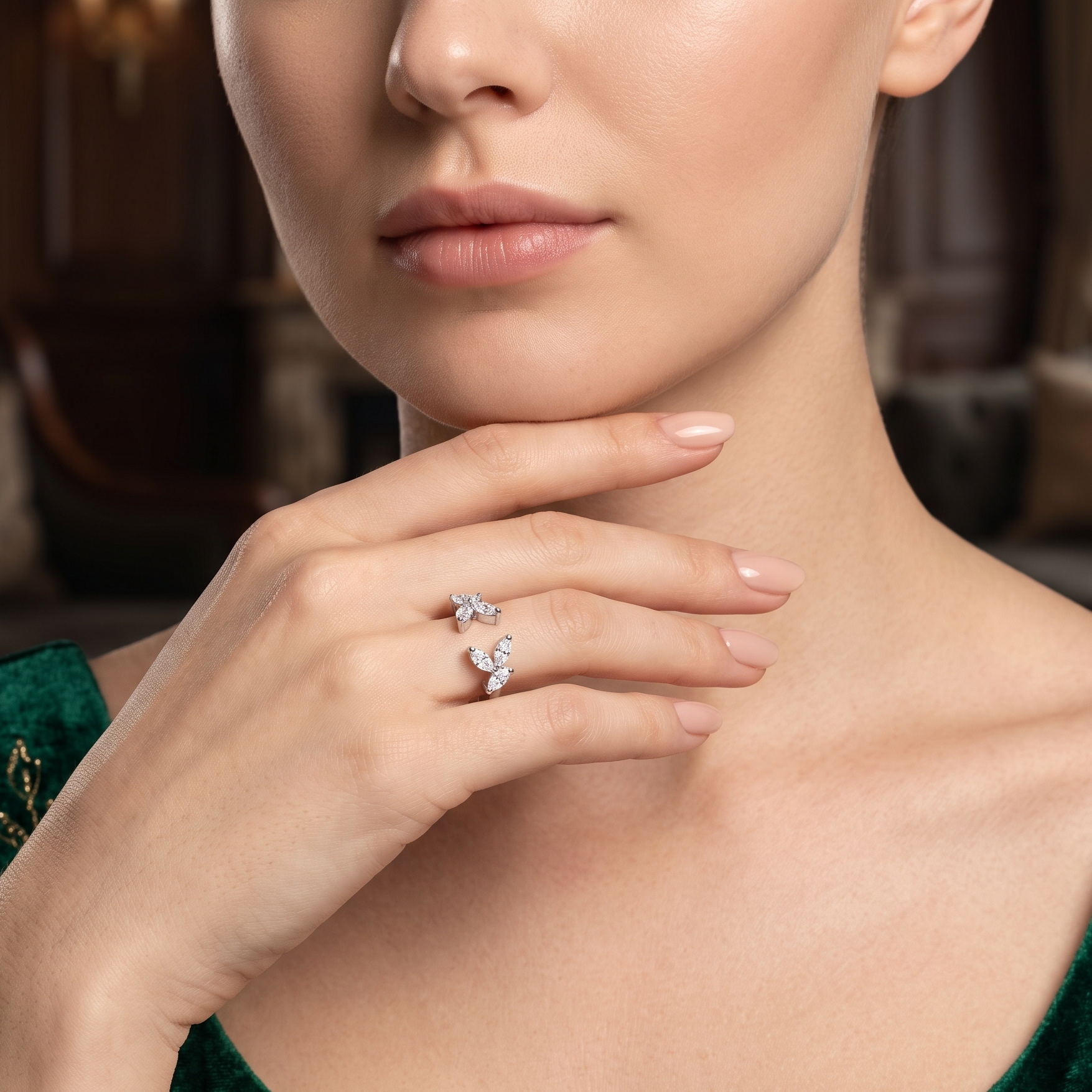 TRYNDI Love Clover Ring