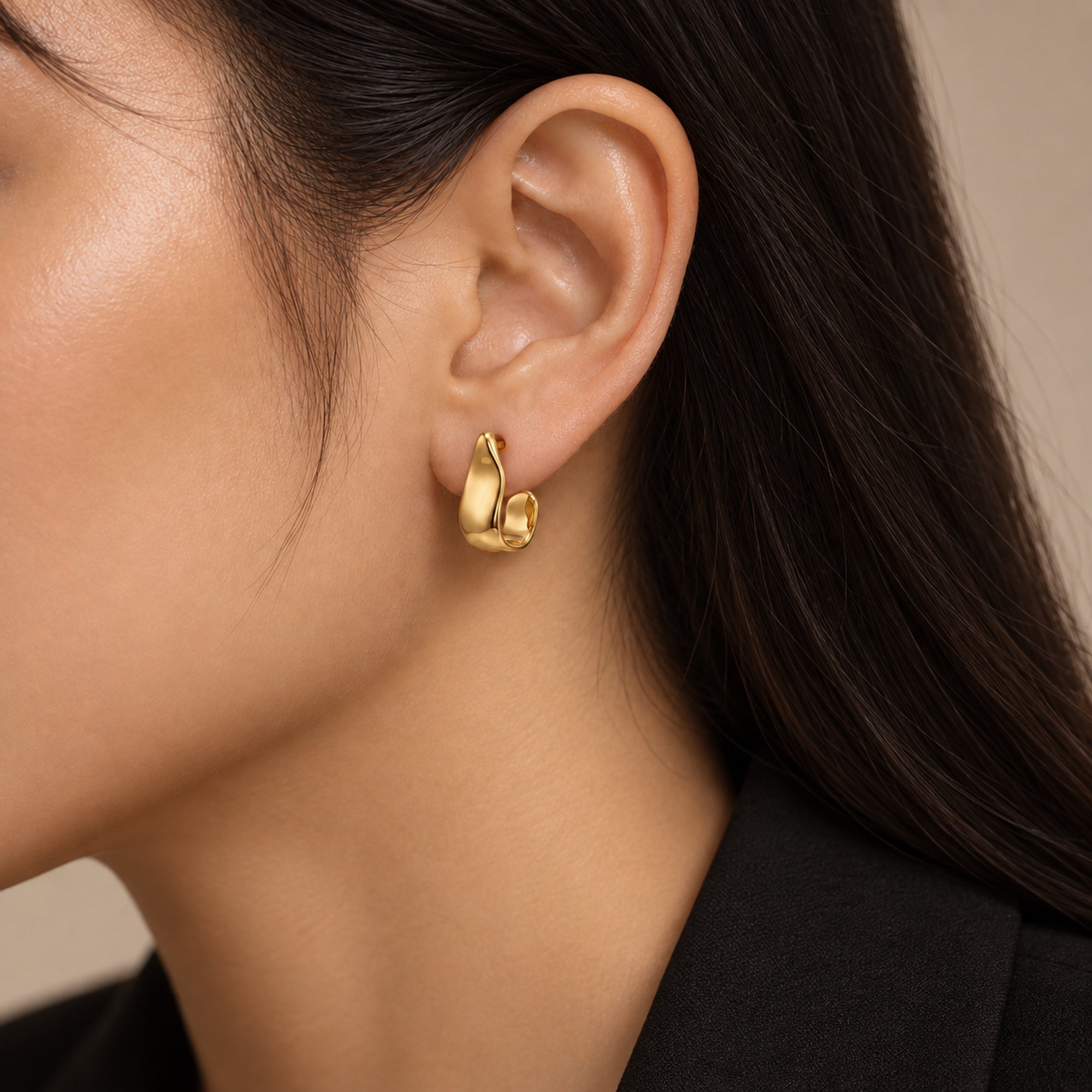 TRYNDI Love Twist Earrings for Women