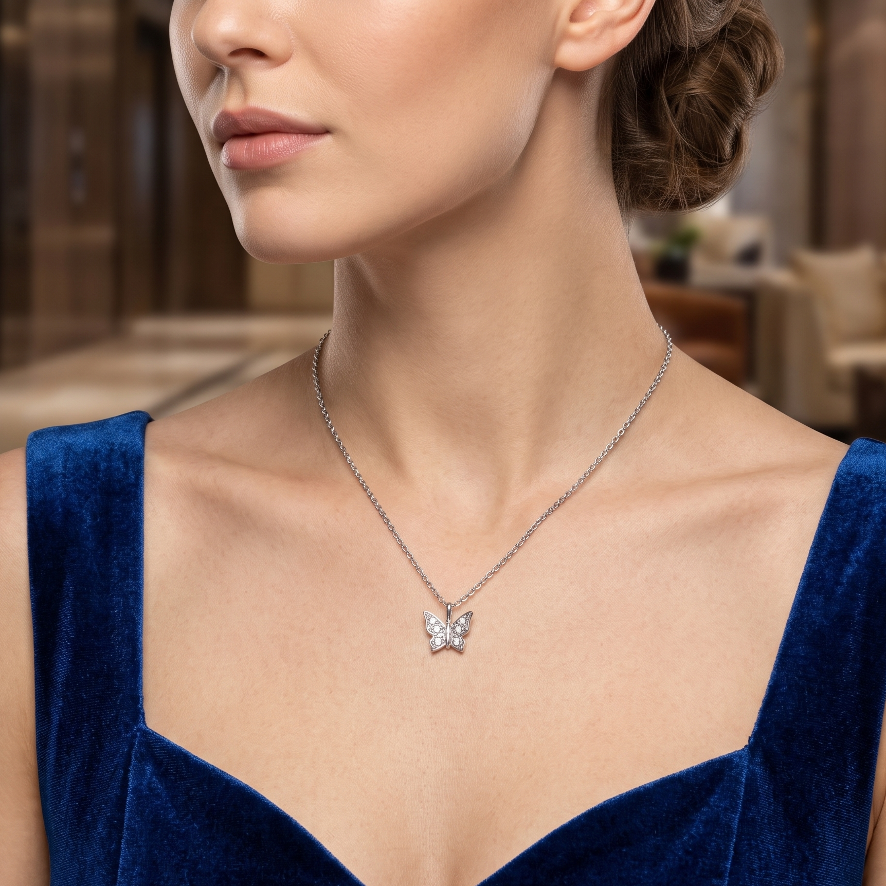Glowing Leaf Necklace for women
