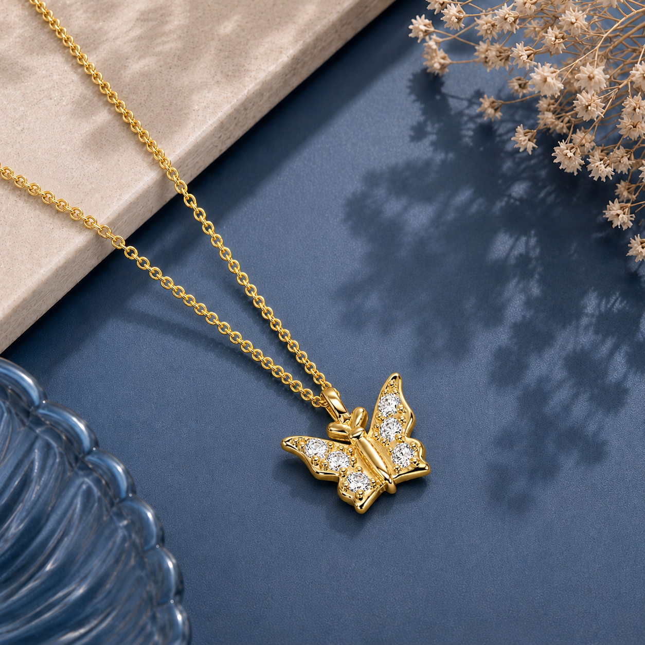 Glowing Leaf Necklace for women