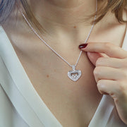 To My Beautiful Daughter - You Will Be One of The Most Beautiful Chapters of My Life - Tryndi Floating Heart Necklace - TRYNDI
