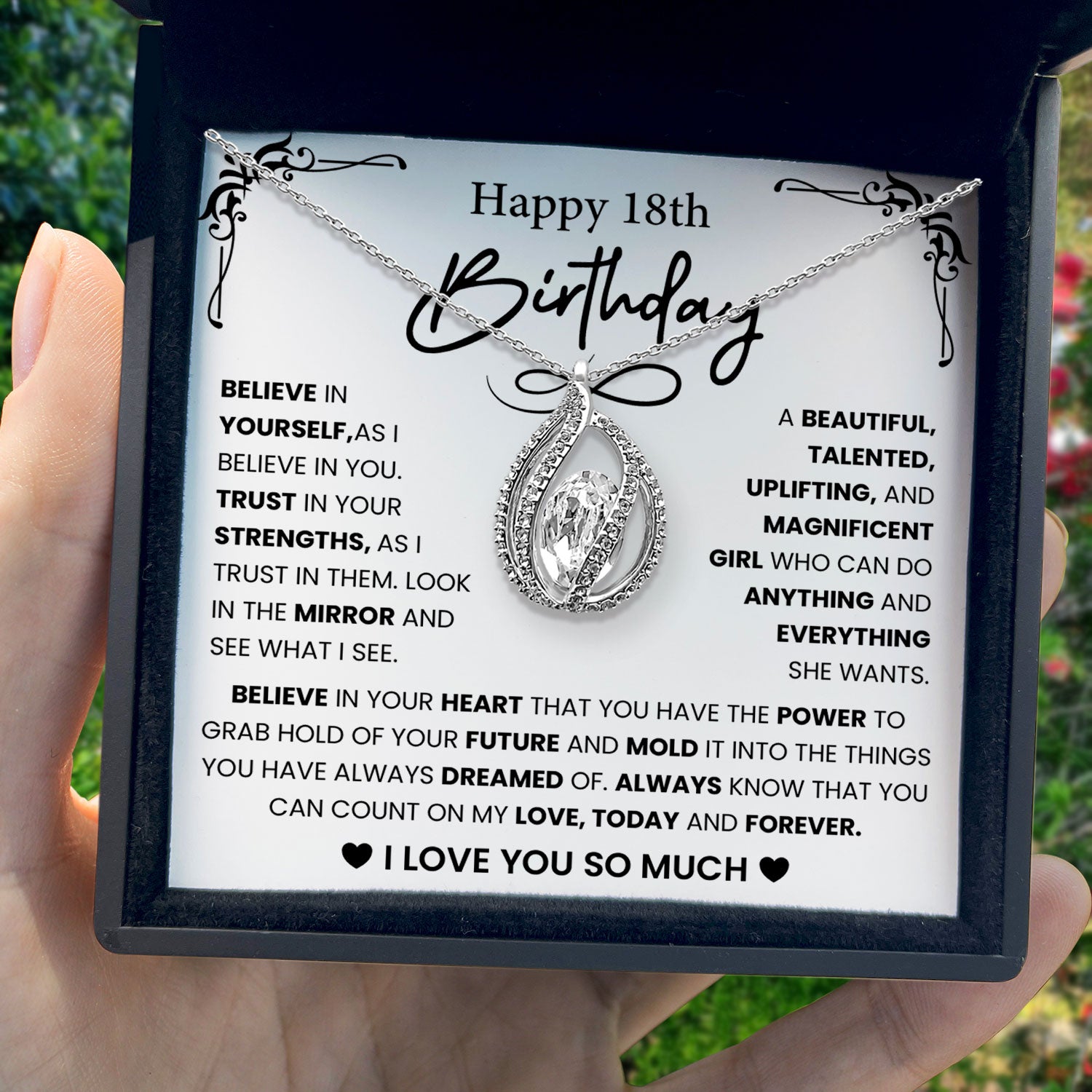 18th Birthday Gifts for Her - Orbital Birdcage Necklace - TRYNDI