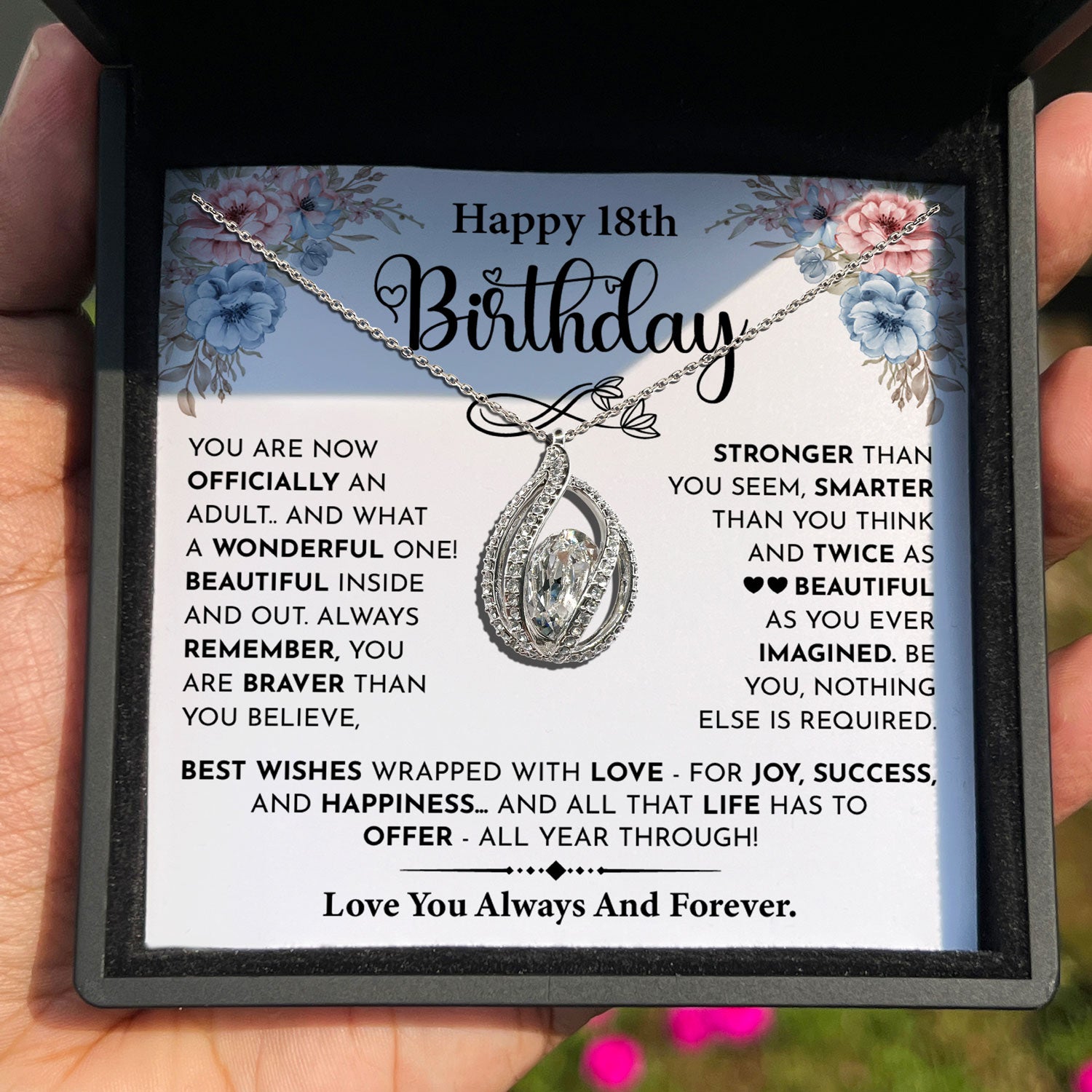18th Birthday Gifts for Her - Orbital Birdcage Necklace - TRYNDI